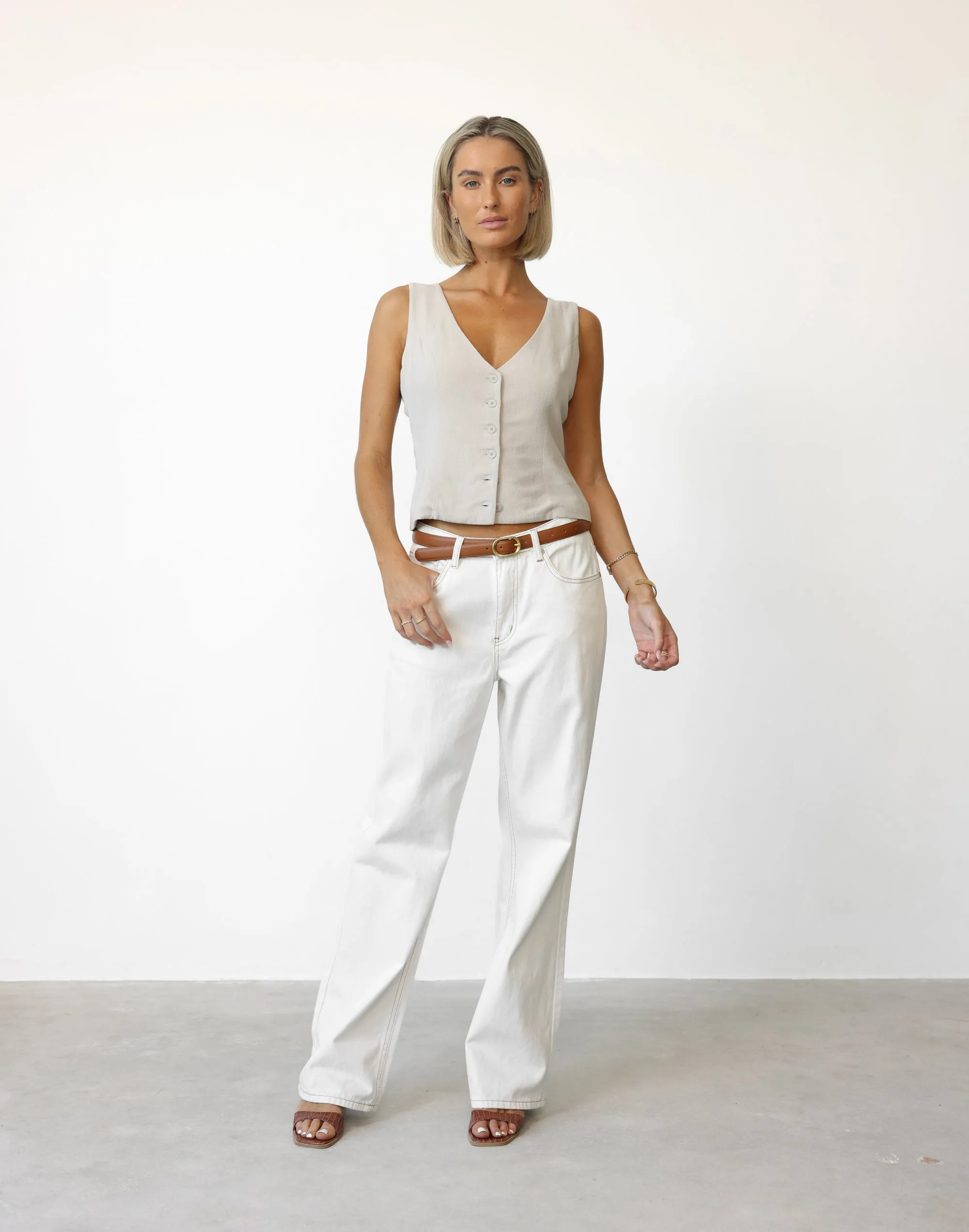 Cailey Top (Latte) sold by Charcoal Clothing product image thumbnail 2