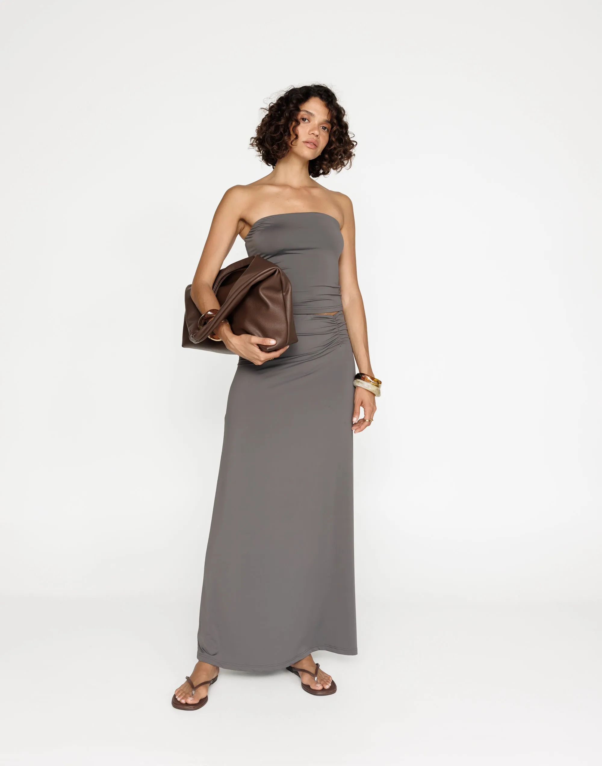 Emersen Maxi Skirt (Slate) sold by Charcoal Clothing product image thumbnail 2
