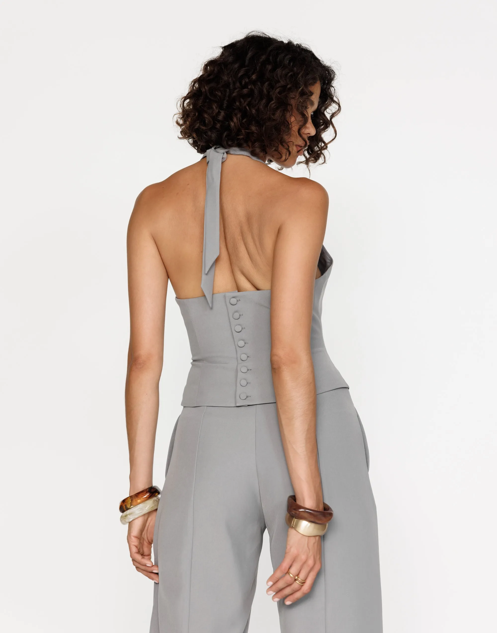 Kalla Top (Cloudy) sold by Charcoal Clothing product image thumbnail 5