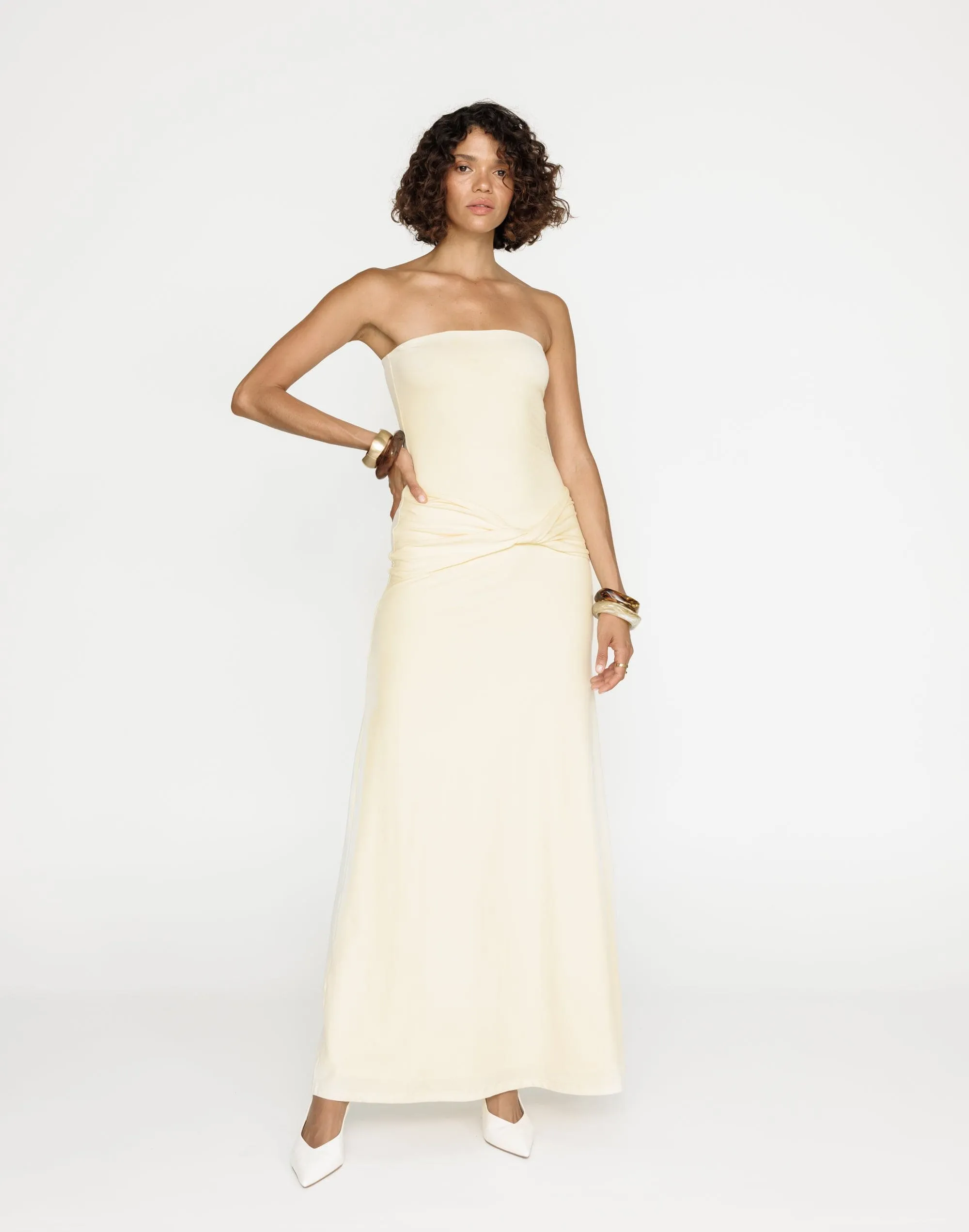 Edela Maxi Dress (Butter) sold by Charcoal Clothing product image thumbnail 3