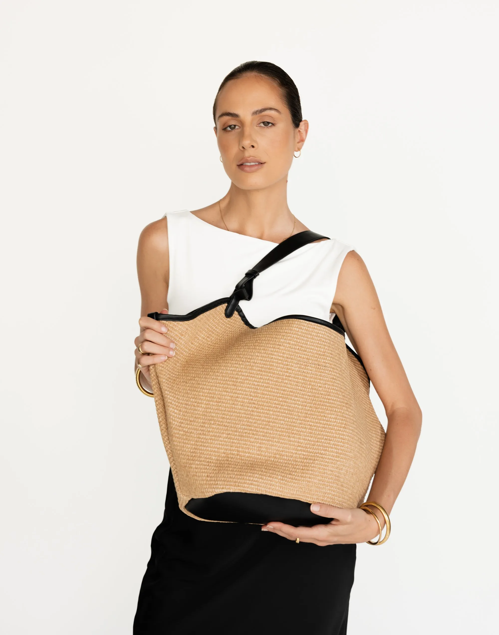 Sarah Shoulder Bag (Natural Raffia) - By Billini sold by Charcoal Clothing product image thumbnail 4