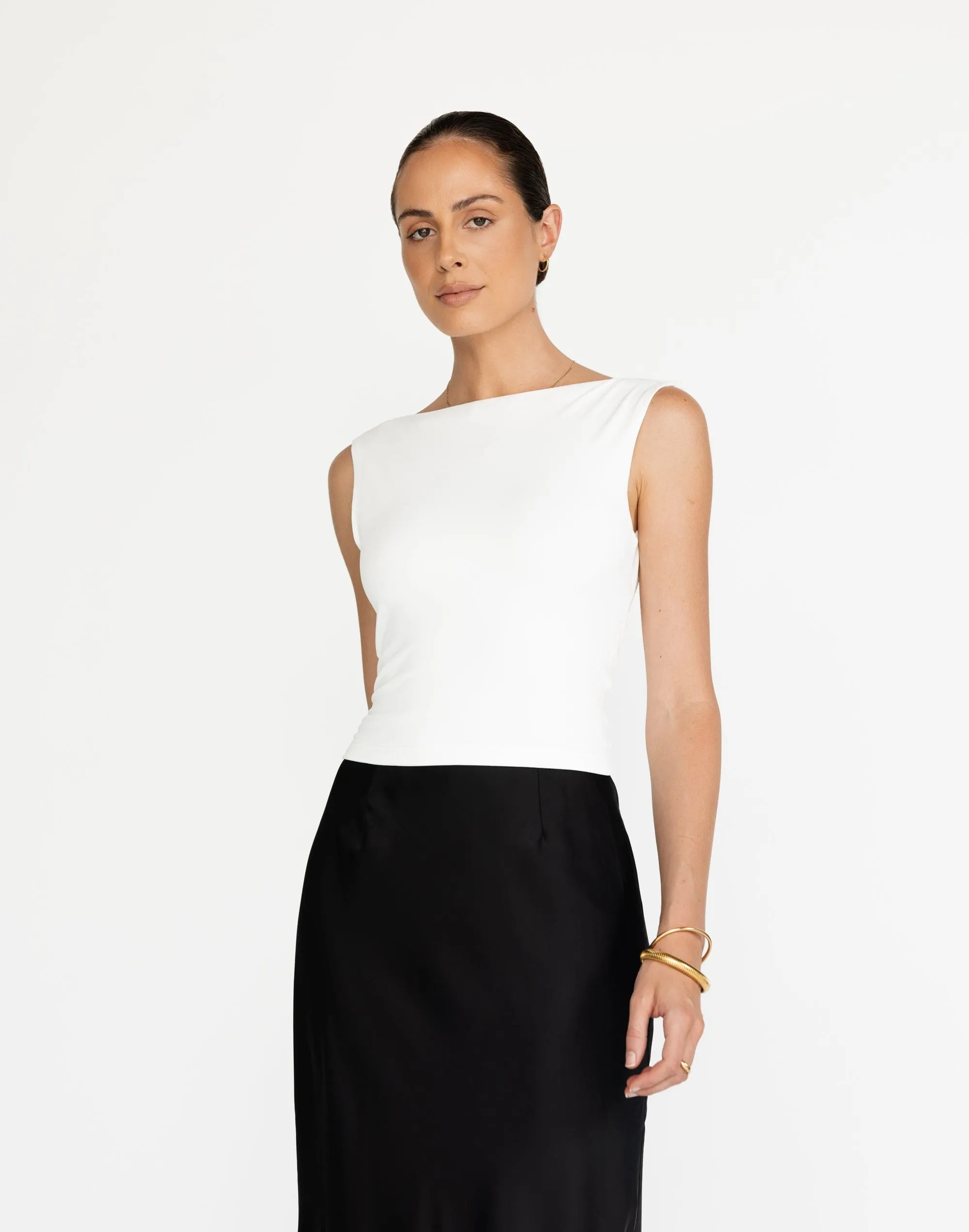 Romina Top (White) sold by Charcoal Clothing product image thumbnail 4