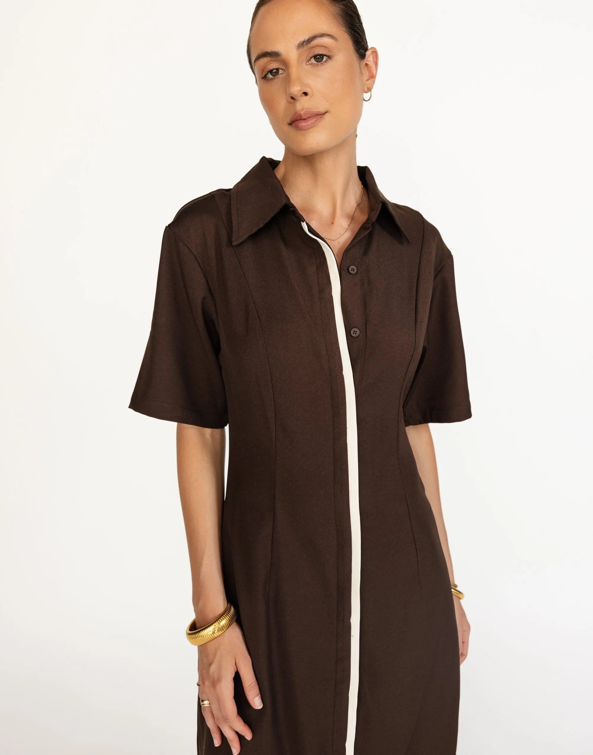 Vero Maxi Dress (Chocolate) sold by Charcoal Clothing product image thumbnail 3