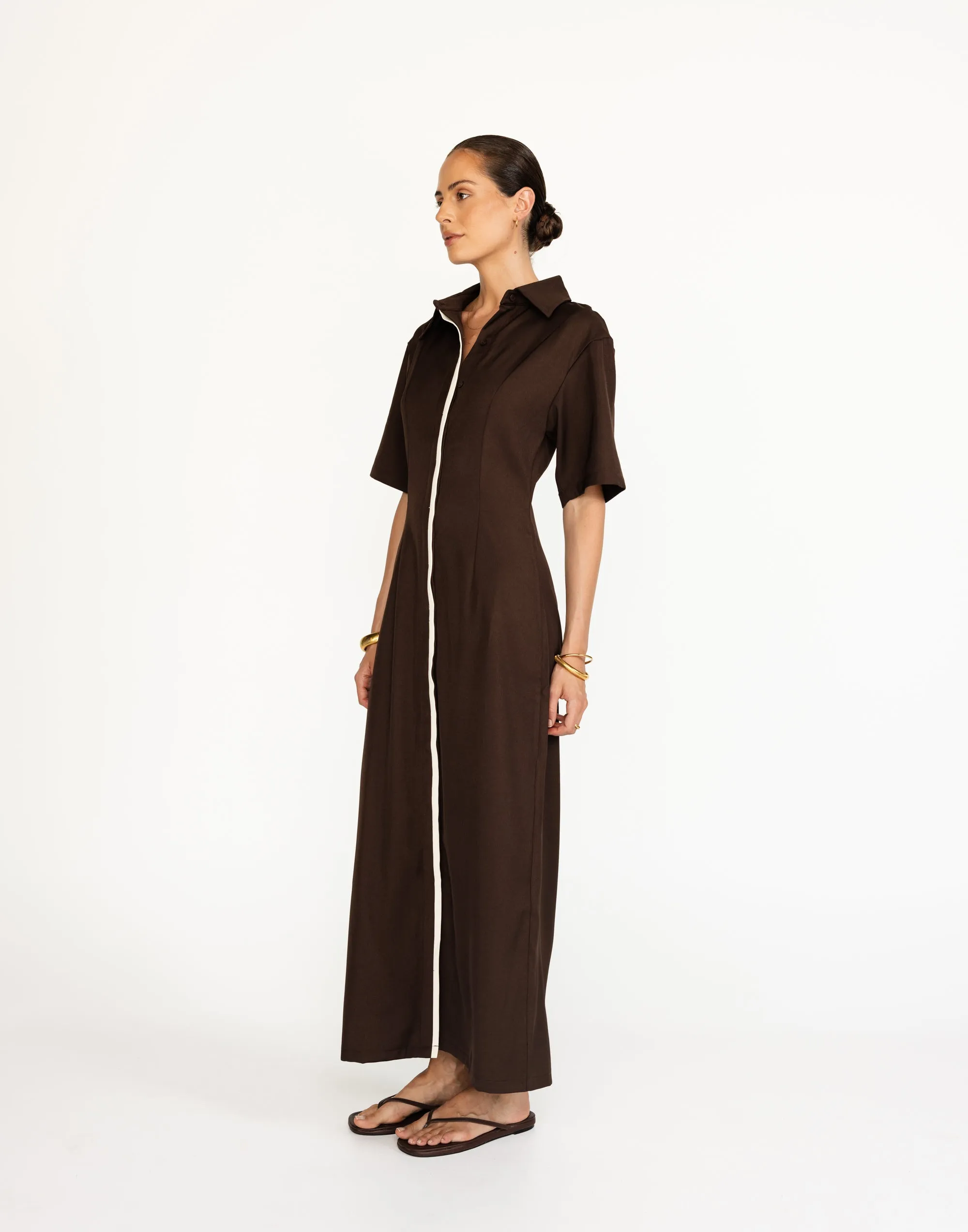 Vero Maxi Dress (Chocolate) sold by Charcoal Clothing product image thumbnail 4