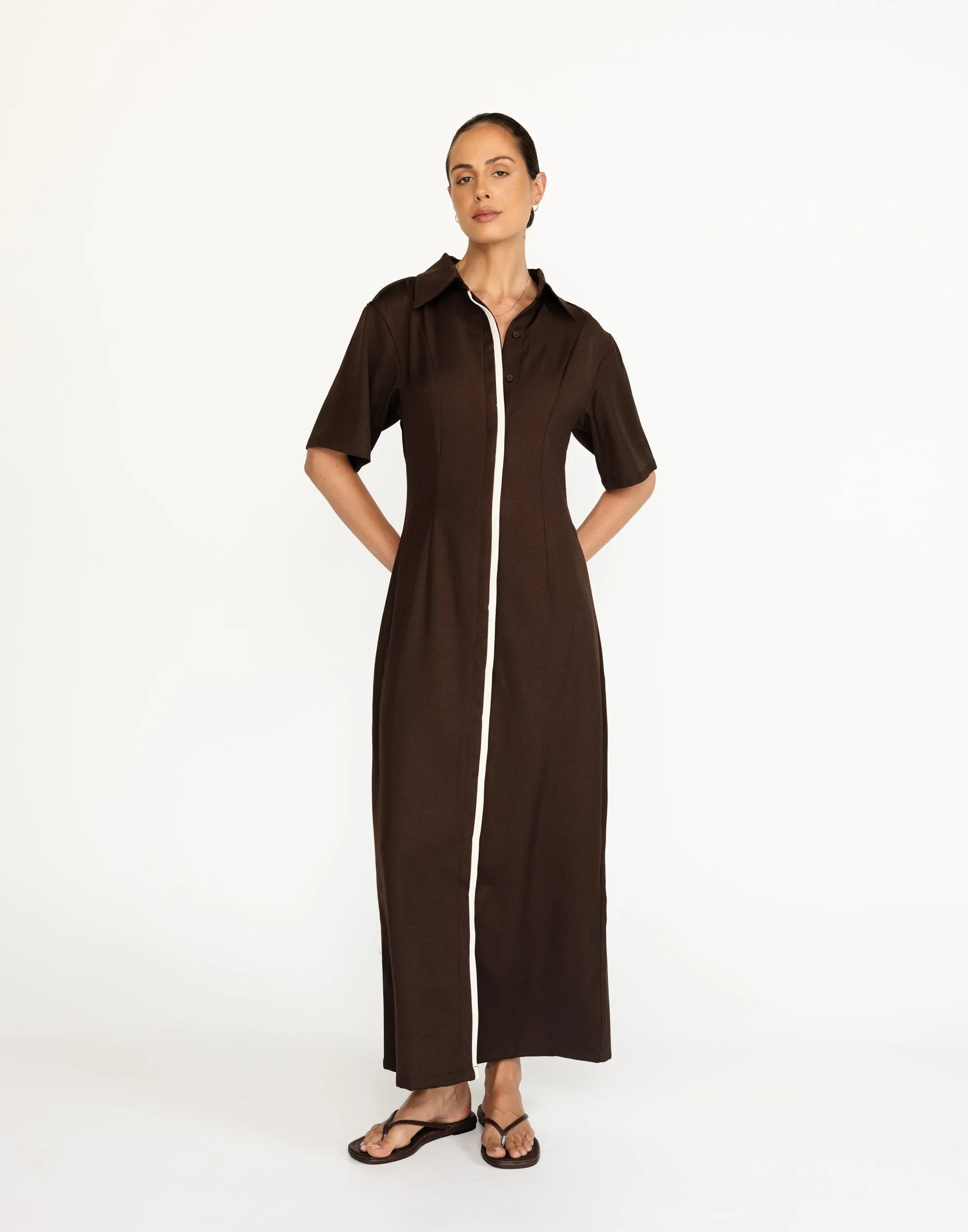 Vero Maxi Dress (Chocolate) sold by Charcoal Clothing product image thumbnail 5