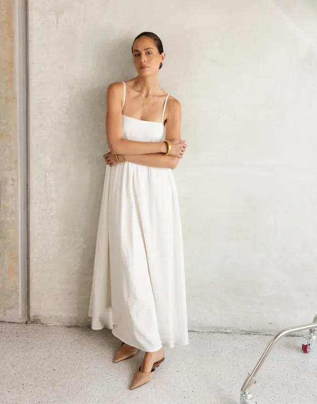 Tarsha Maxi Dress (Off White) sold by Charcoal Clothing