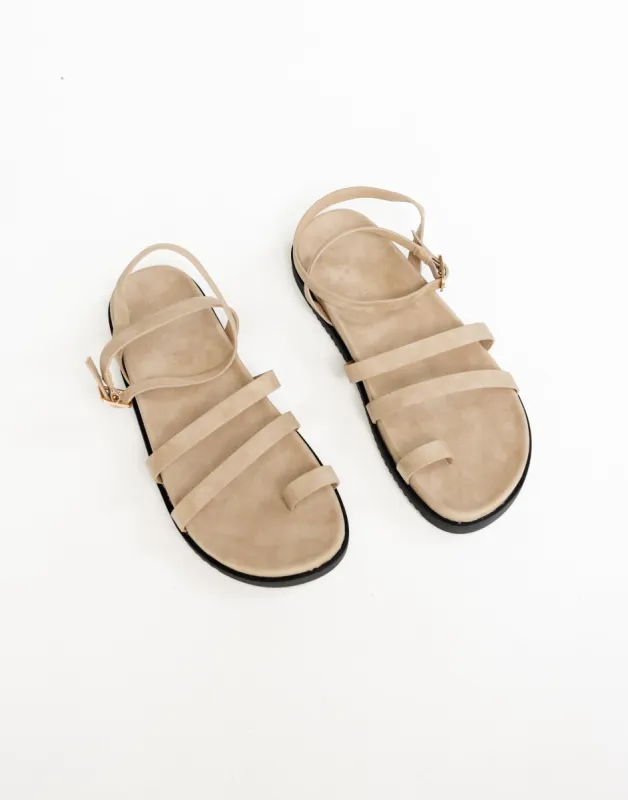 Astrid Sandals (Taupe Nubuck) - By Billini sold by Charcoal Clothing