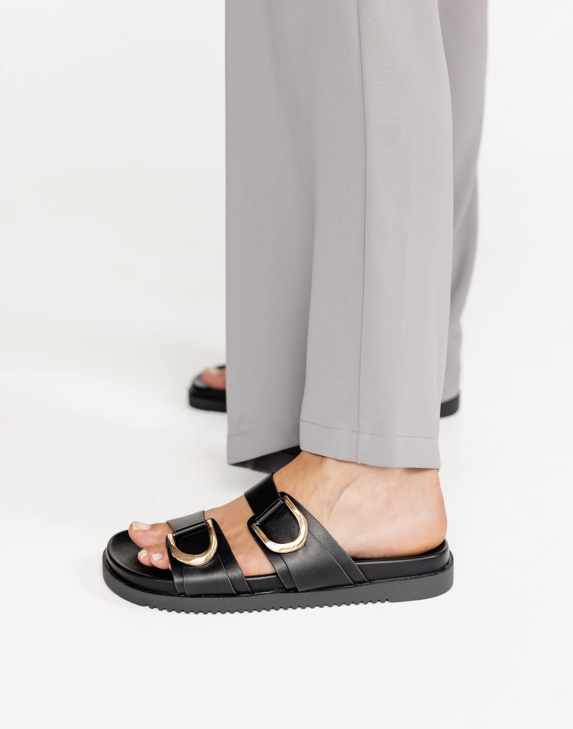 Areli Slides (Black) - By Billini sold by Charcoal Clothing product image thumbnail 2