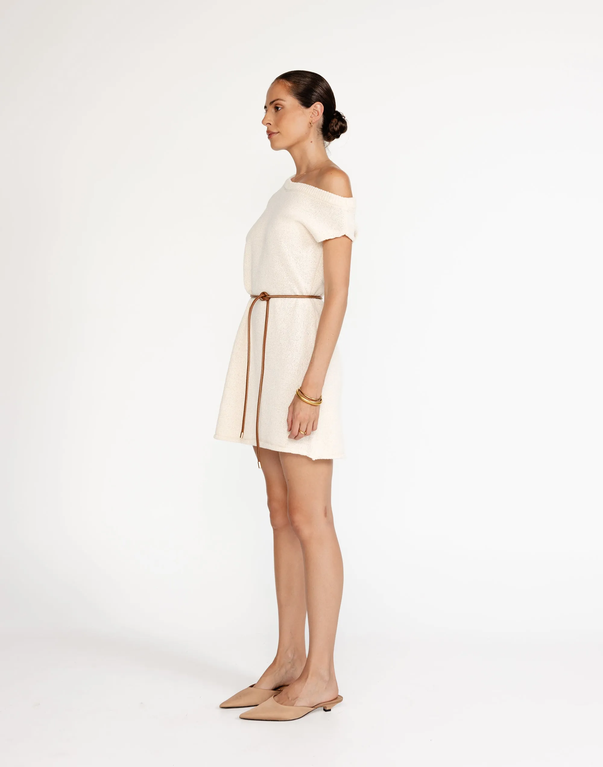 Kassie Mini Dress (Oat) sold by Charcoal Clothing product image thumbnail 5