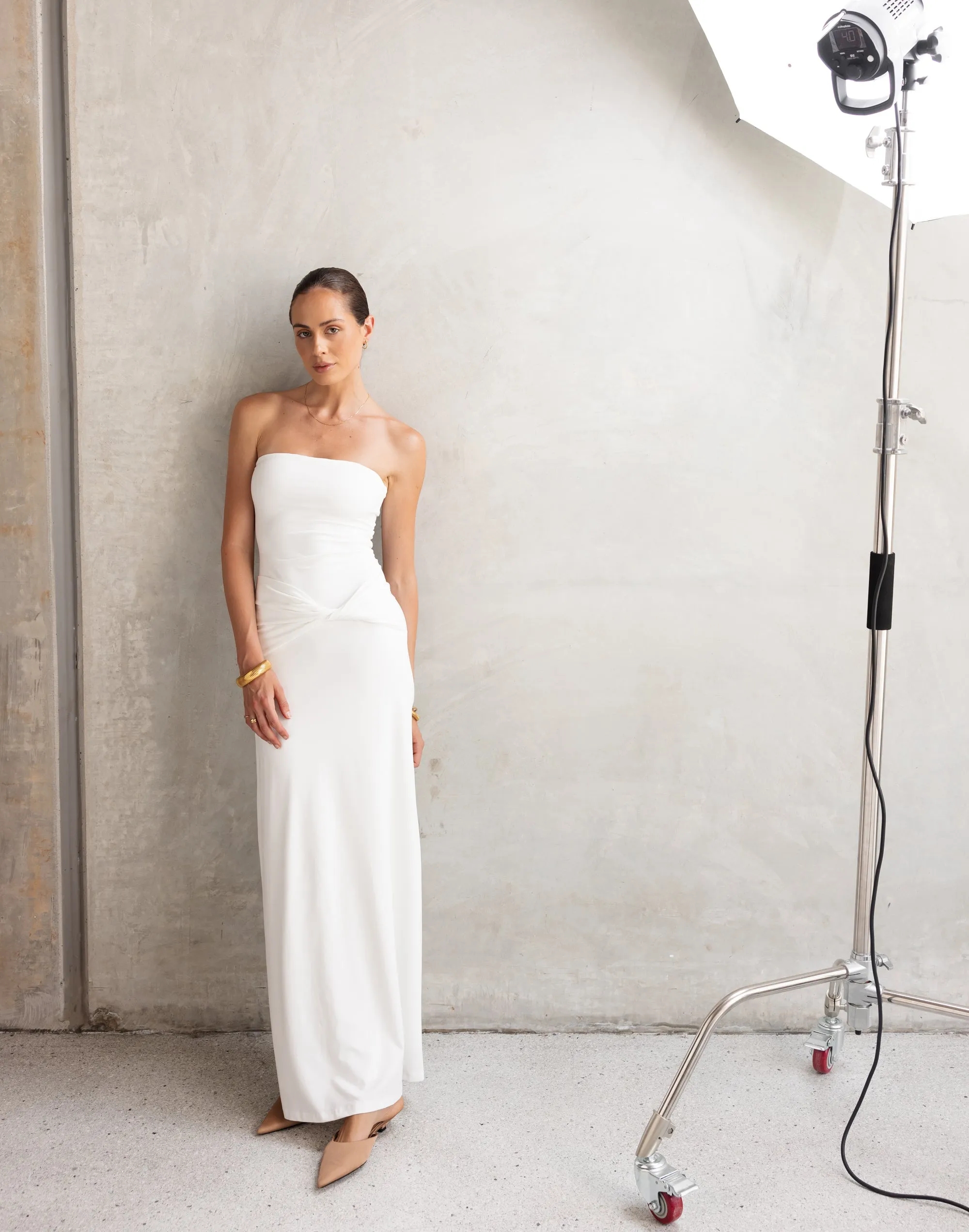 Edela Maxi Dress (White) sold by Charcoal Clothing product image thumbnail 4