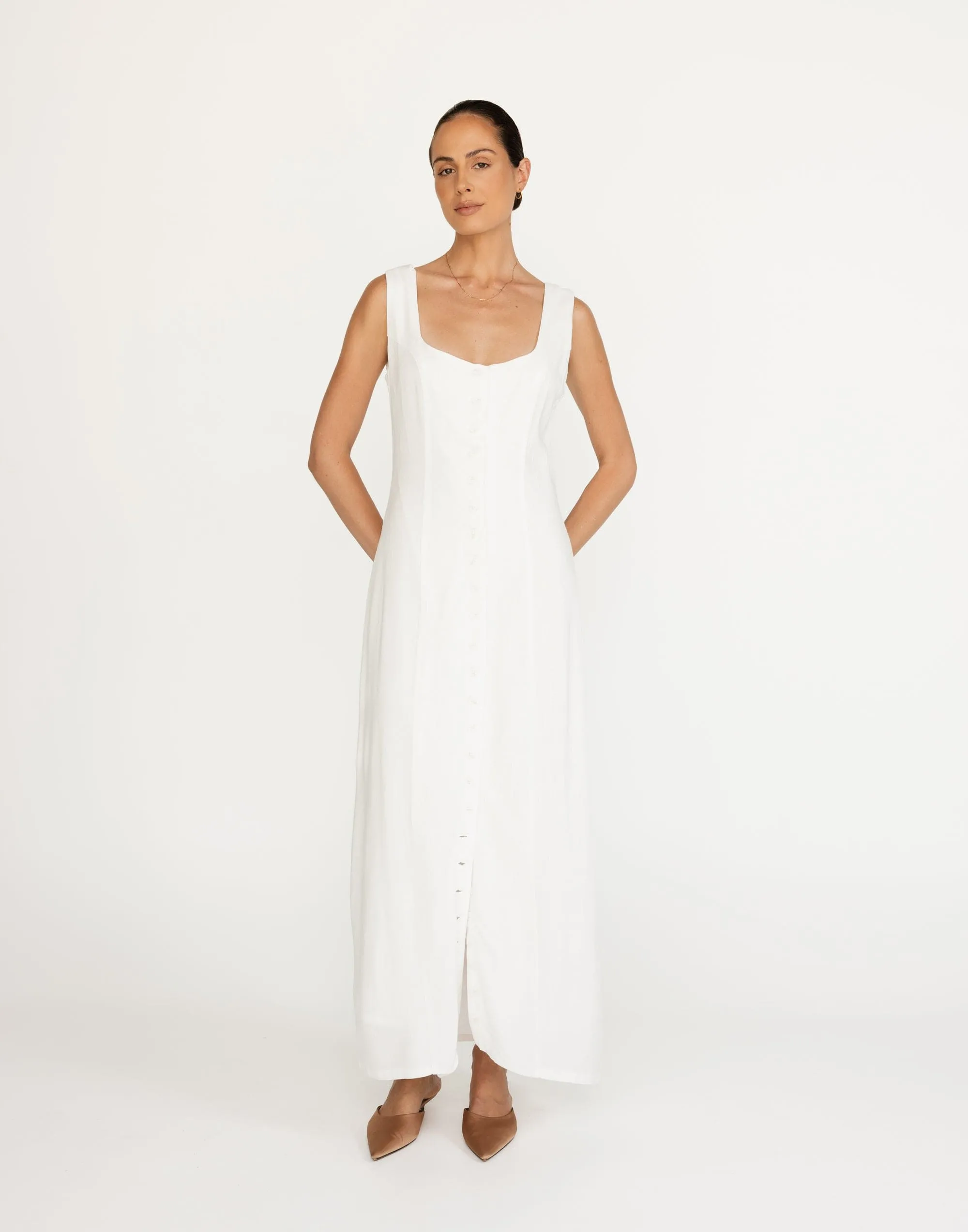 Joni Maxi Dress (White) sold by Charcoal Clothing product image thumbnail 5