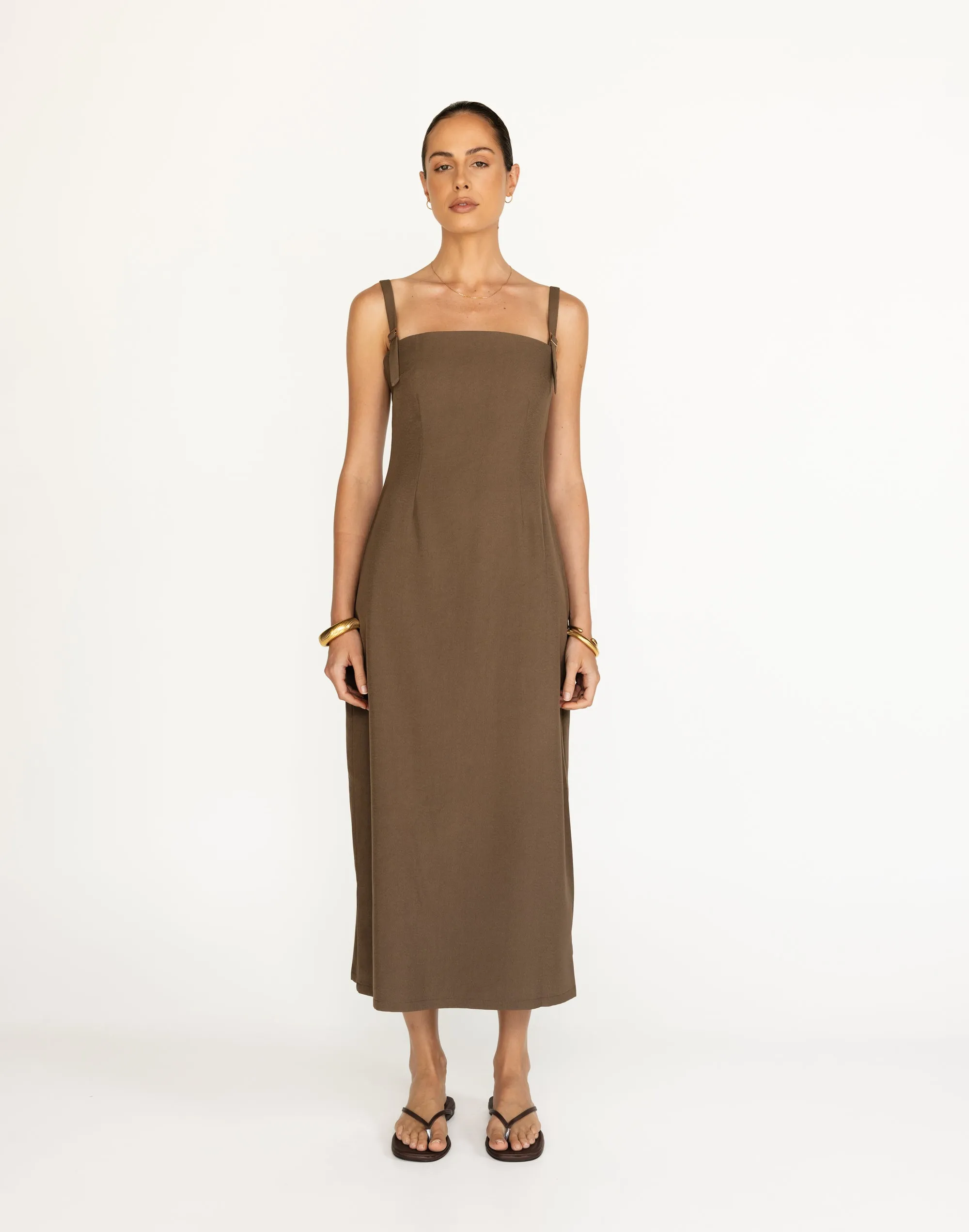 Dominique Maxi Dress (Coffee) sold by Charcoal Clothing product image thumbnail 4