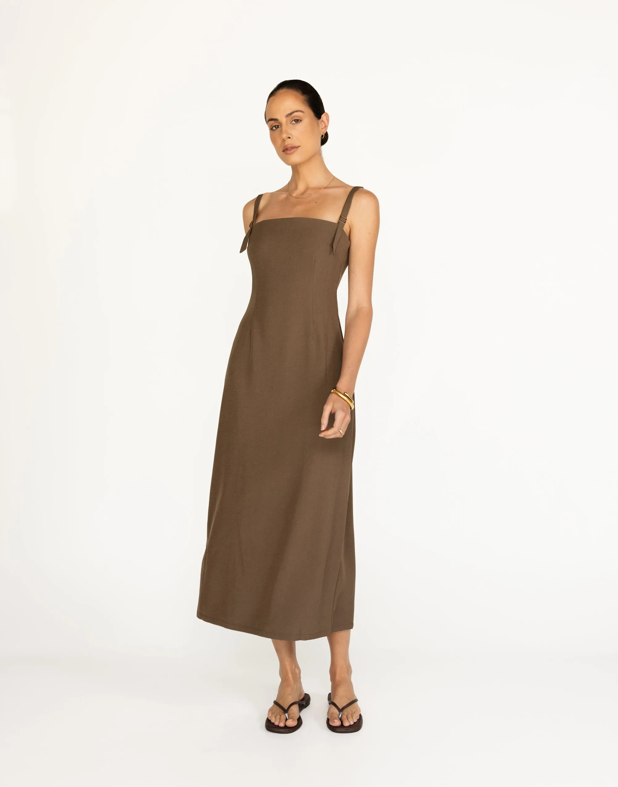 Dominique Maxi Dress (Coffee) sold by Charcoal Clothing product image thumbnail 5