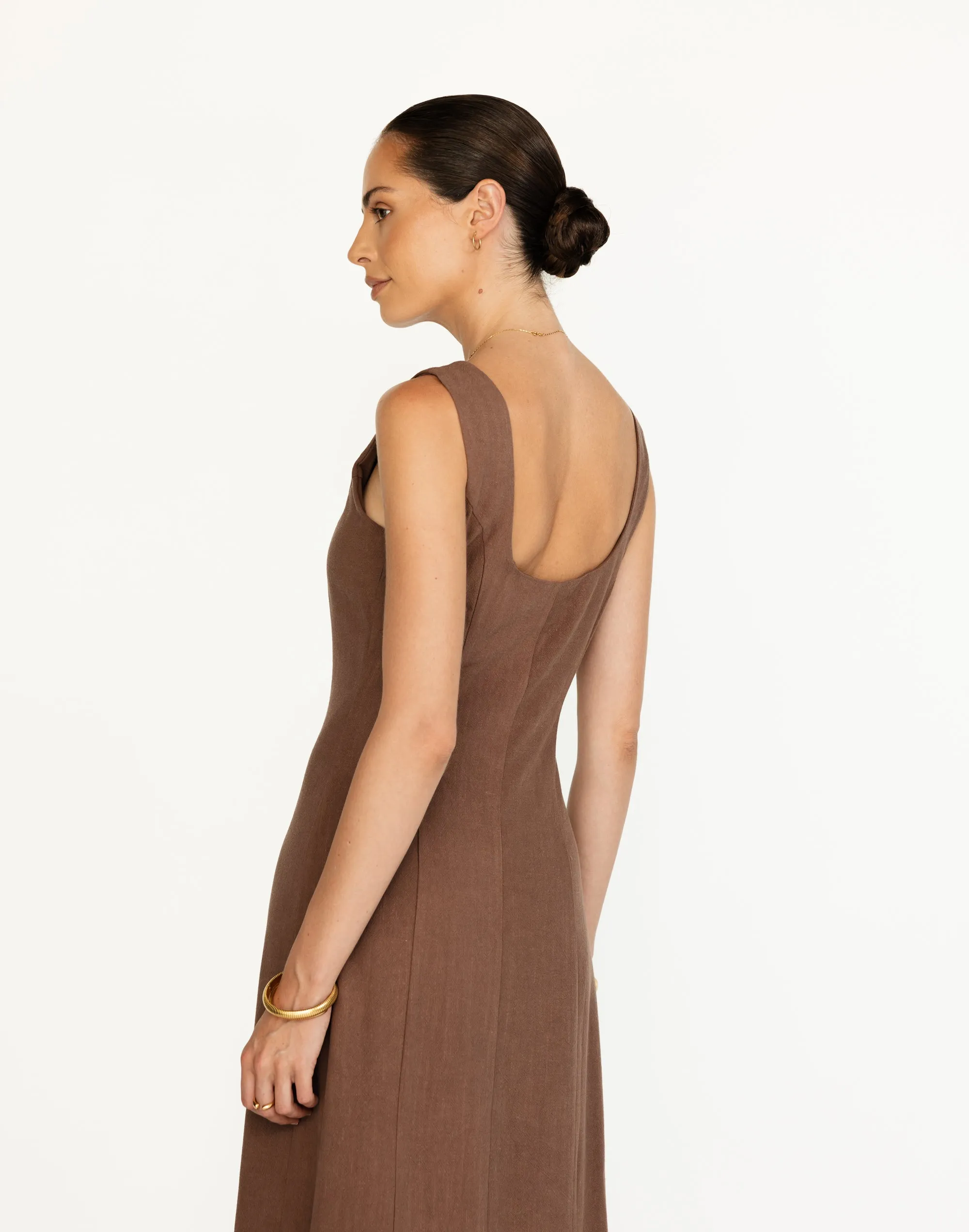 Joni Maxi Dress (Espresso) sold by Charcoal Clothing product image thumbnail 3
