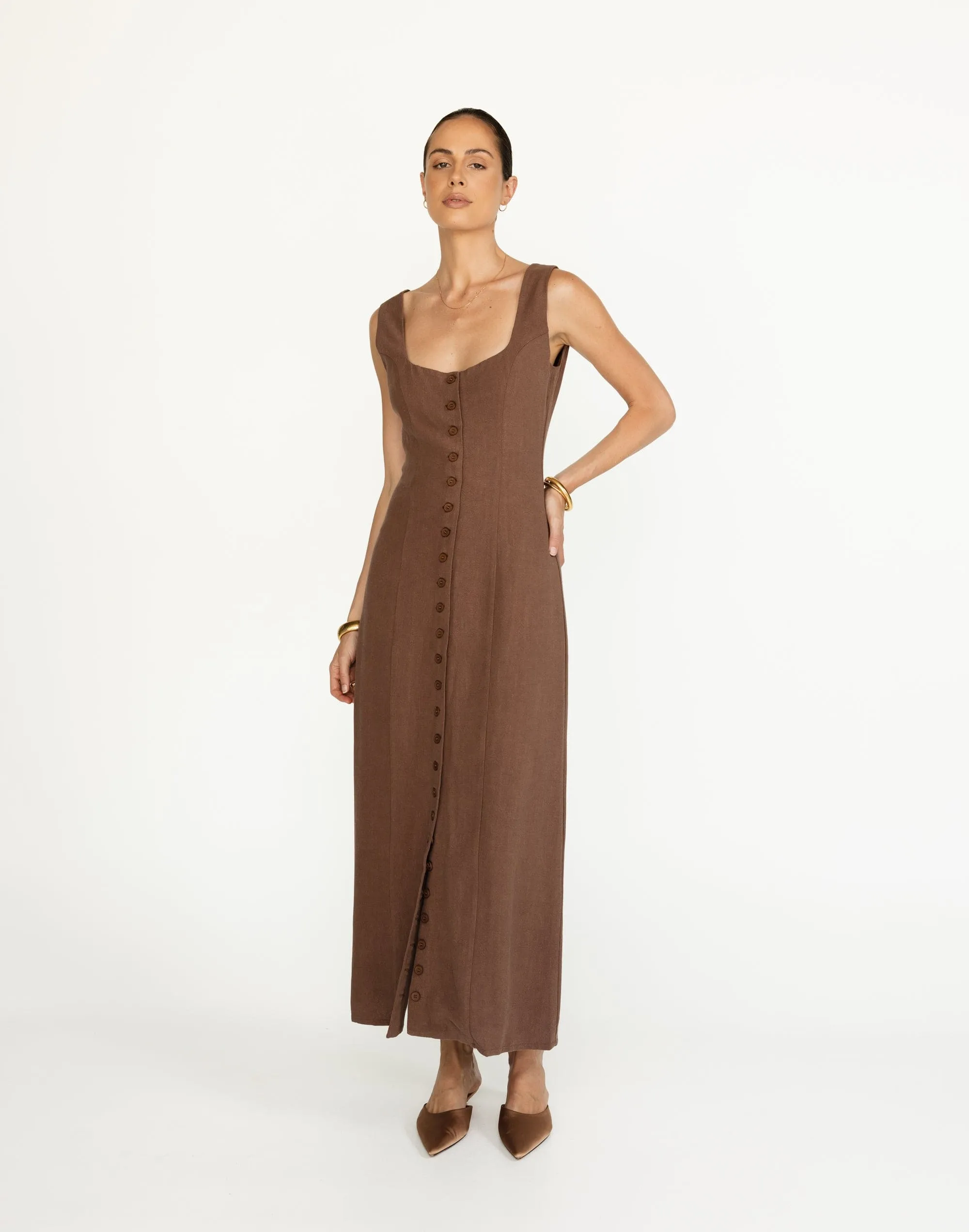 Joni Maxi Dress (Espresso) sold by Charcoal Clothing product image thumbnail 5
