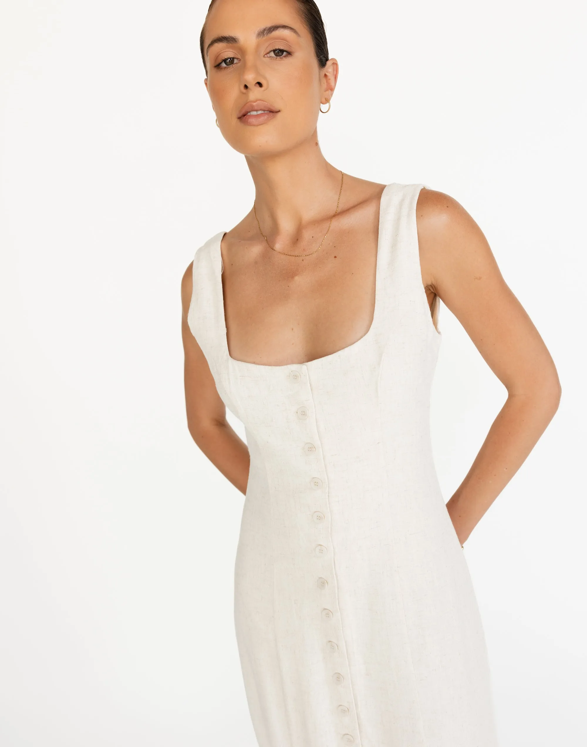 Joni Maxi Dress (Oat) sold by Charcoal Clothing product image thumbnail 3