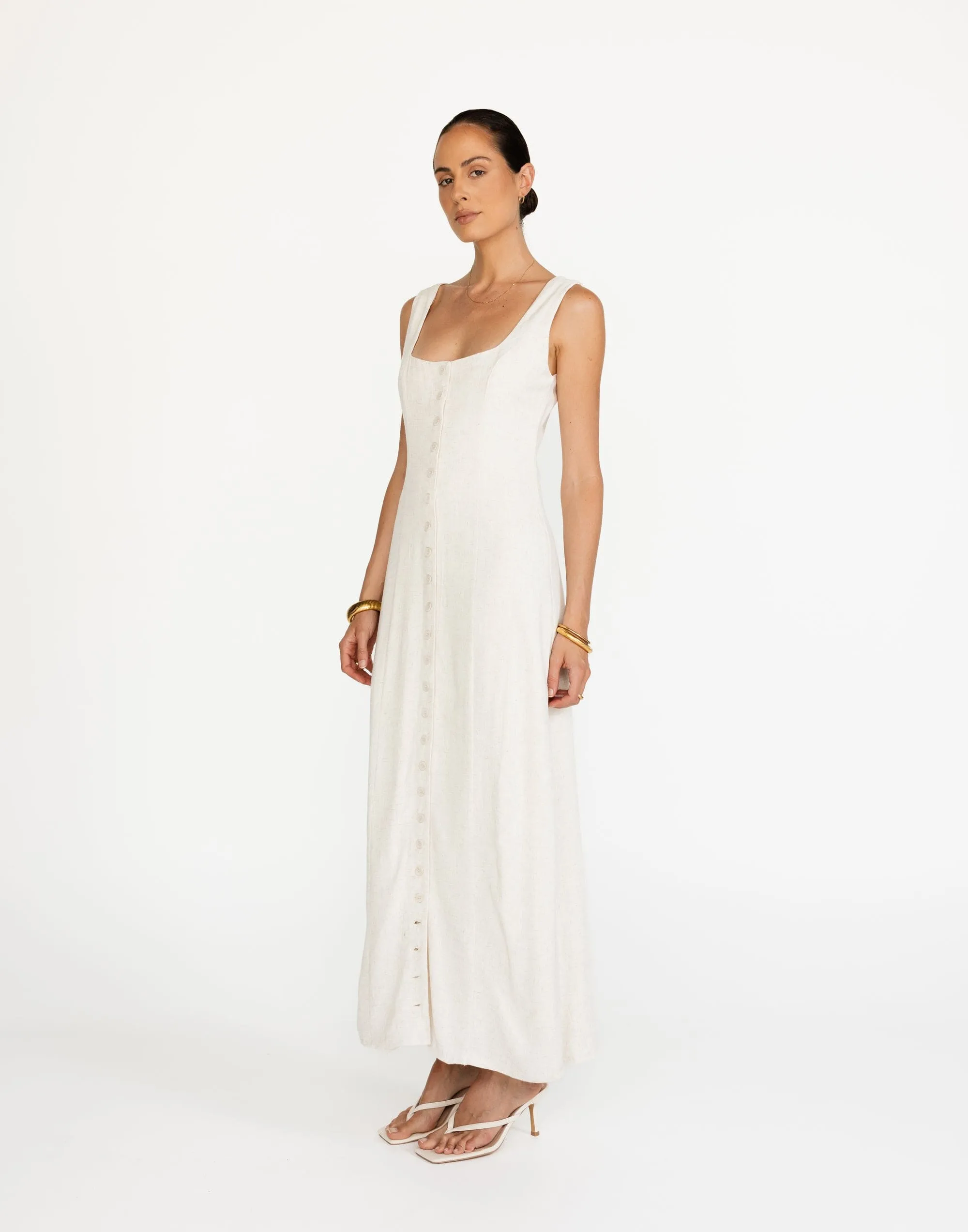 Joni Maxi Dress (Oat) sold by Charcoal Clothing product image thumbnail 4