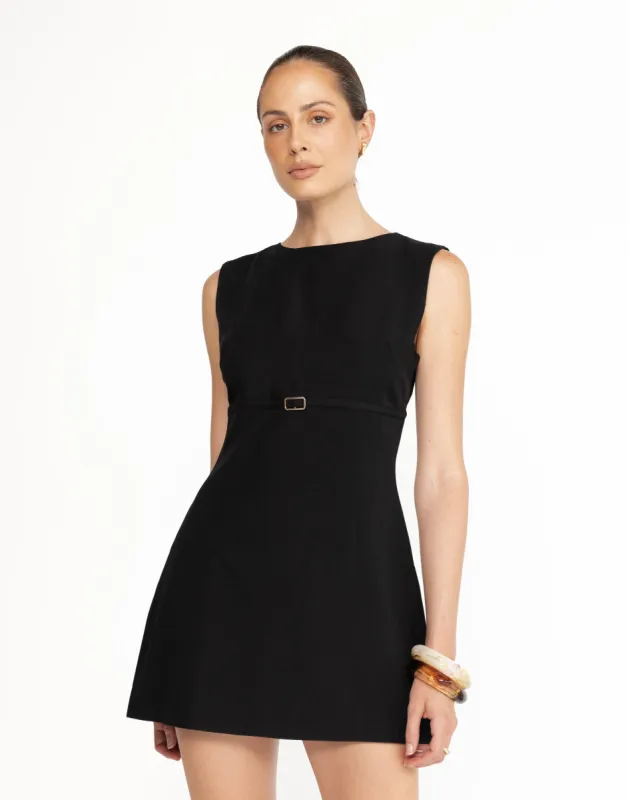 Rukaya Mini Dress (Black) sold by Charcoal Clothing