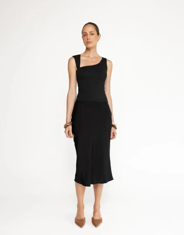 Sharona Top (Black) sold by Charcoal Clothing