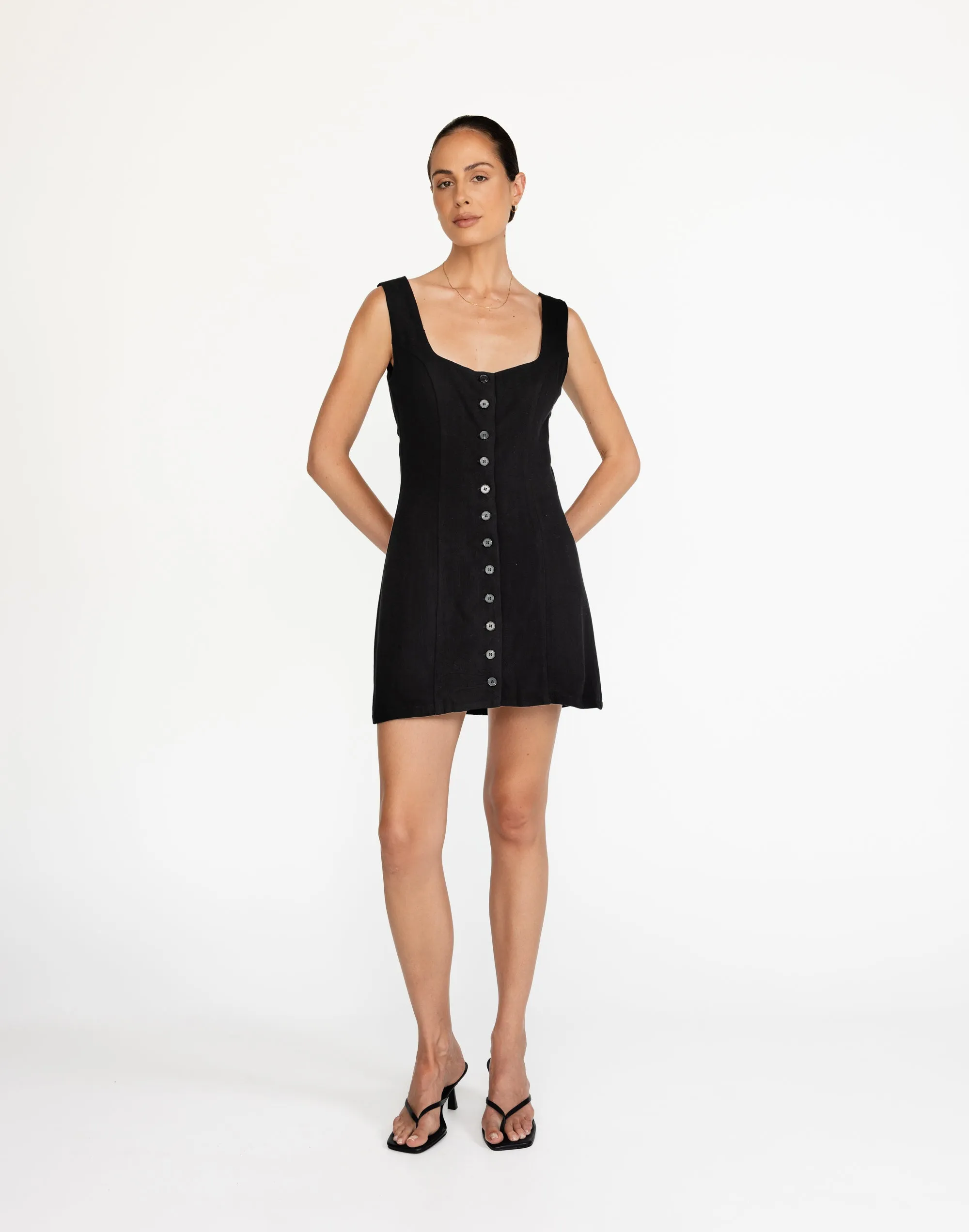 Joni Mini Dress (Black) sold by Charcoal Clothing