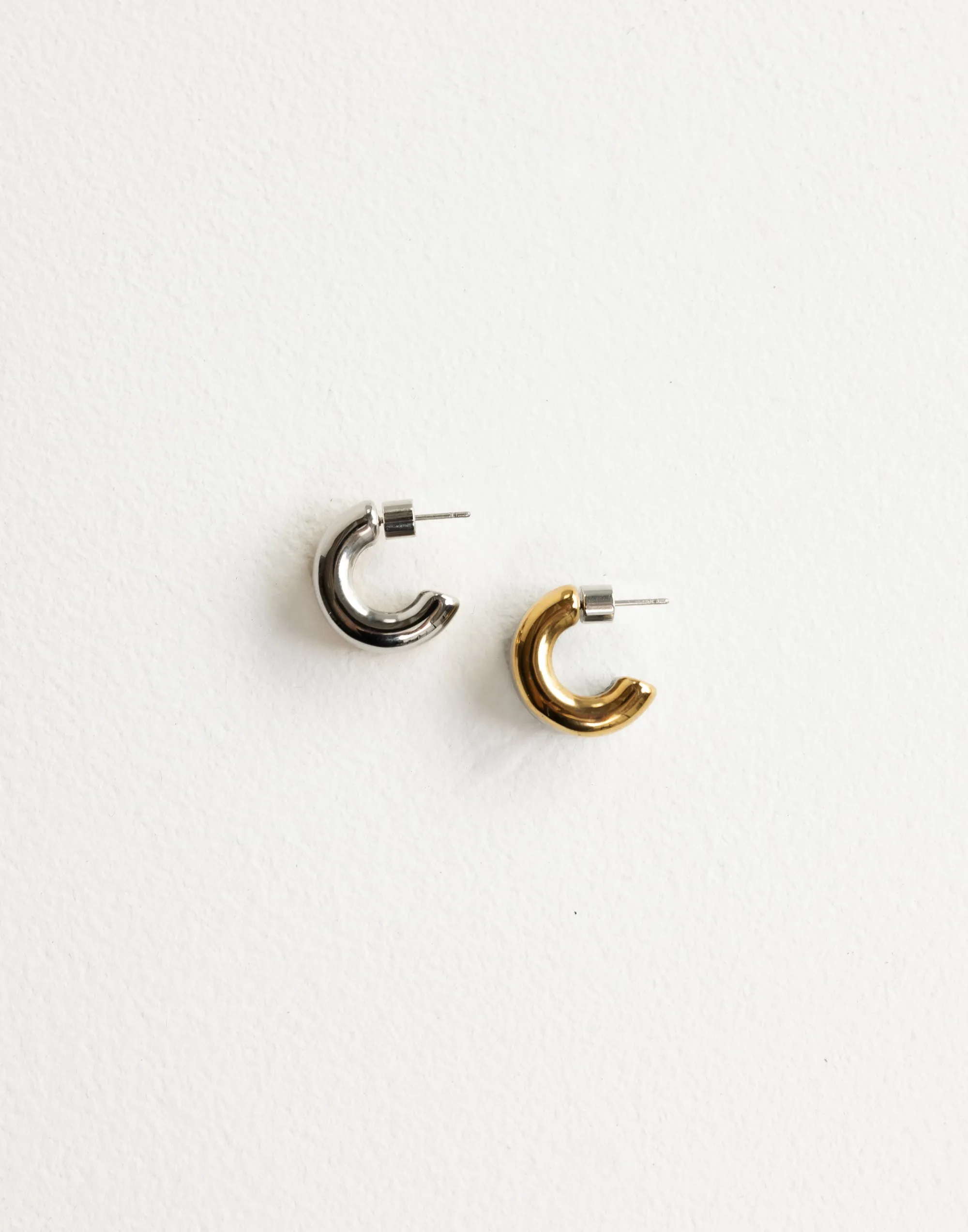 Pip Earrings (Gold/ Silver) sold by Charcoal Clothing product image thumbnail 4