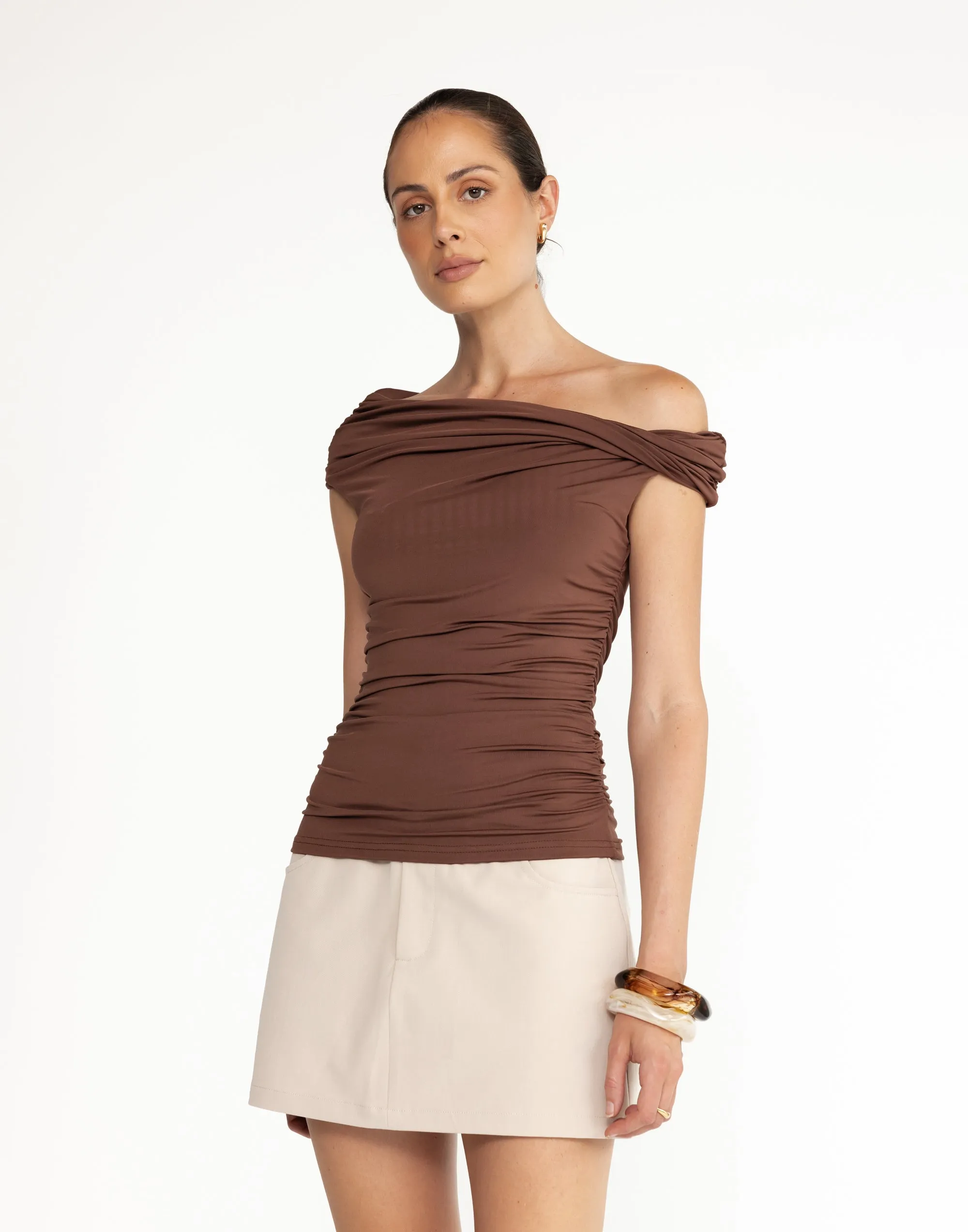 Nachi Top (Brown) sold by Charcoal Clothing product image thumbnail 5