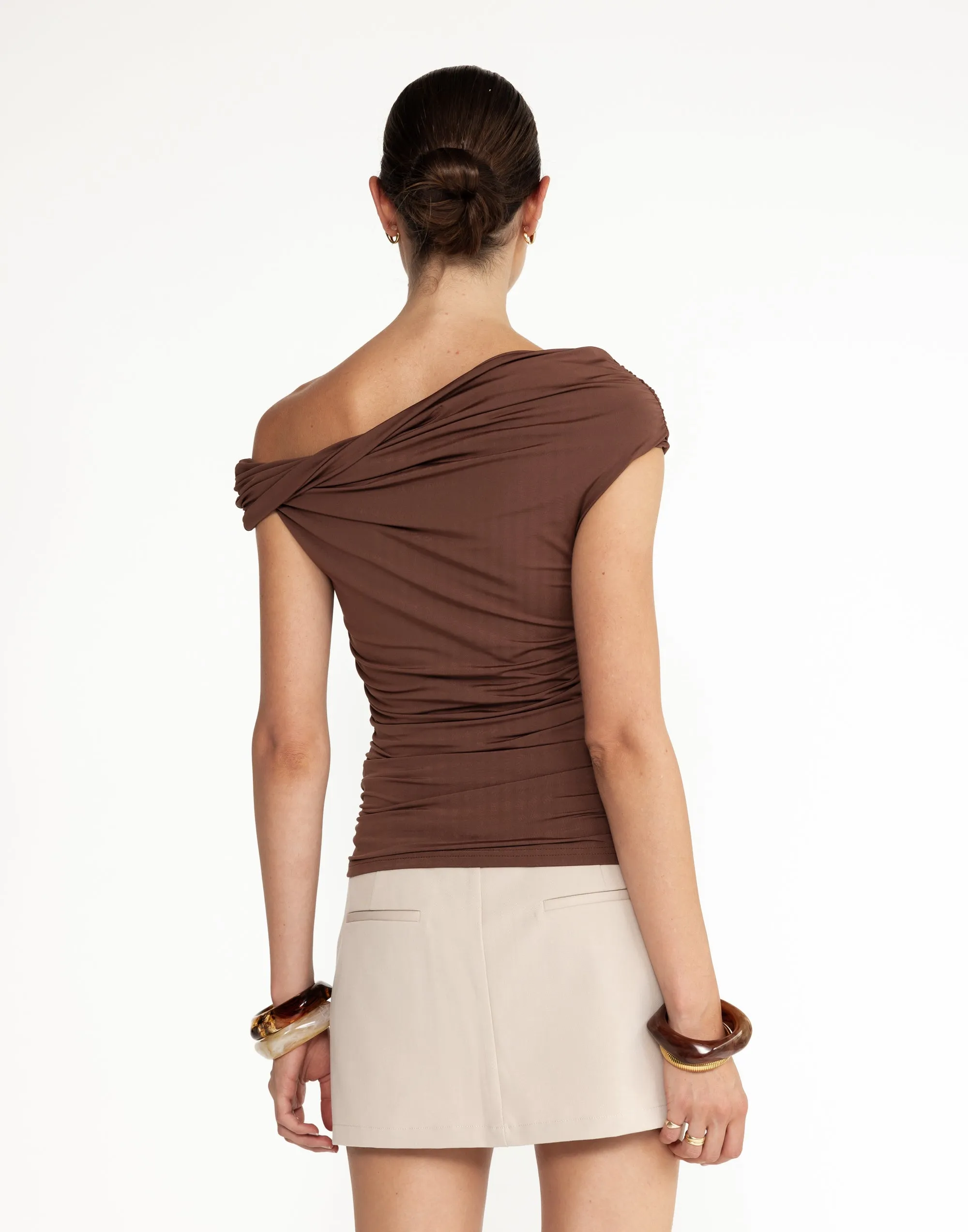 Nachi Top (Brown) sold by Charcoal Clothing product image thumbnail 4