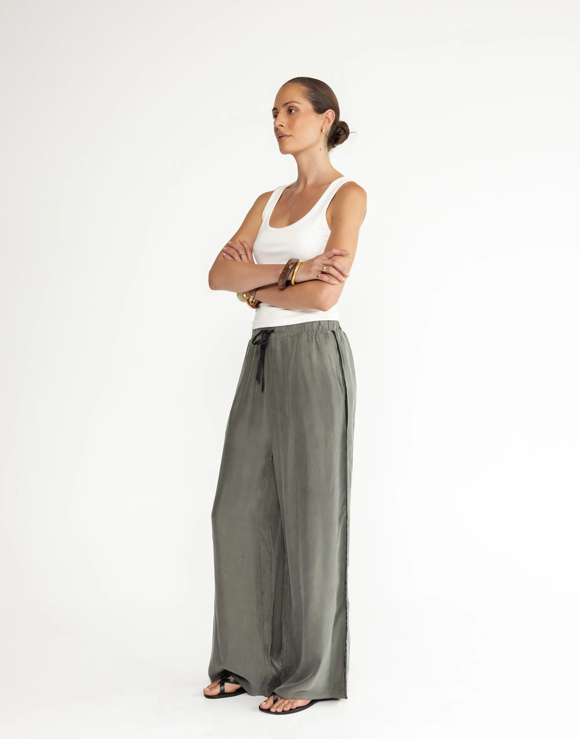 Rey Pants (Moss) sold by Charcoal Clothing product image thumbnail 4