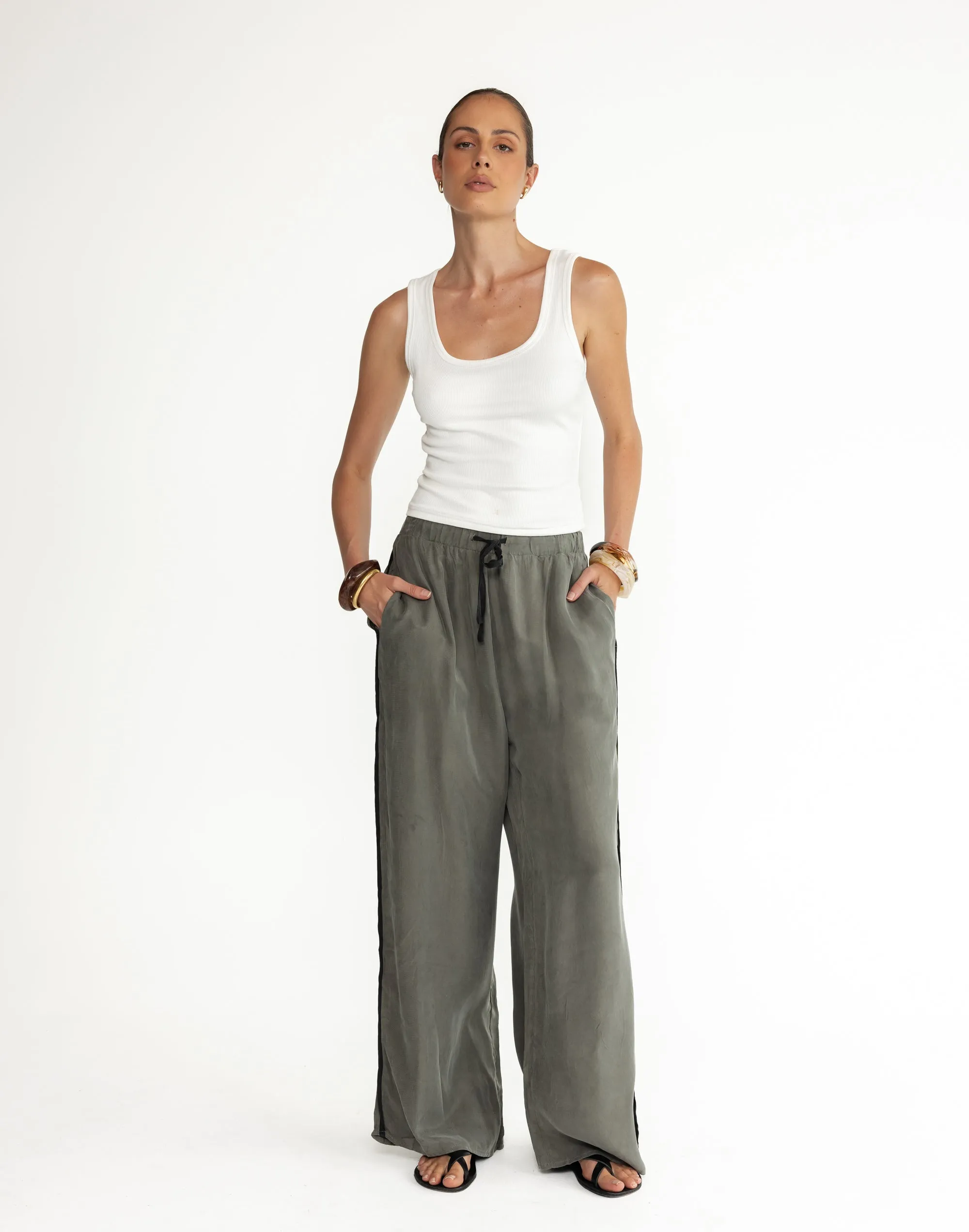 Rey Pants (Moss) sold by Charcoal Clothing product image thumbnail 5