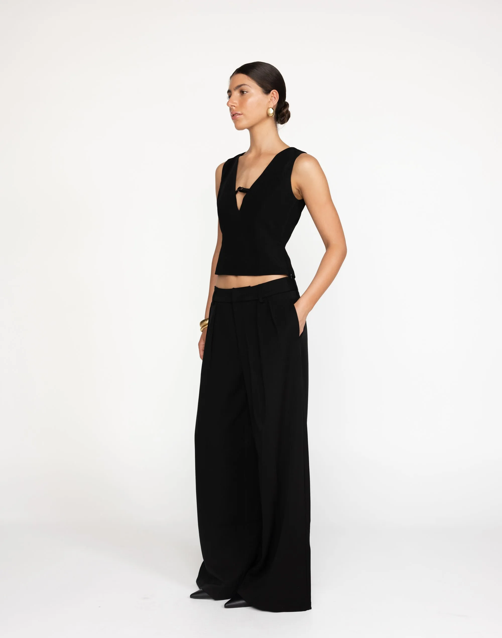 Cressida Top (Black) sold by Charcoal Clothing