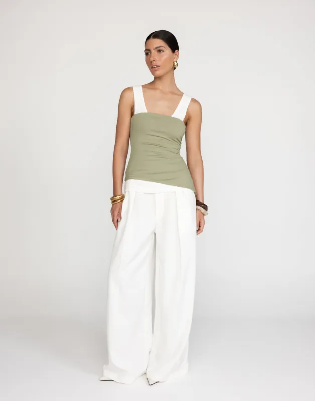 Monique Strapless Top (Pistachio) sold by Charcoal Clothing