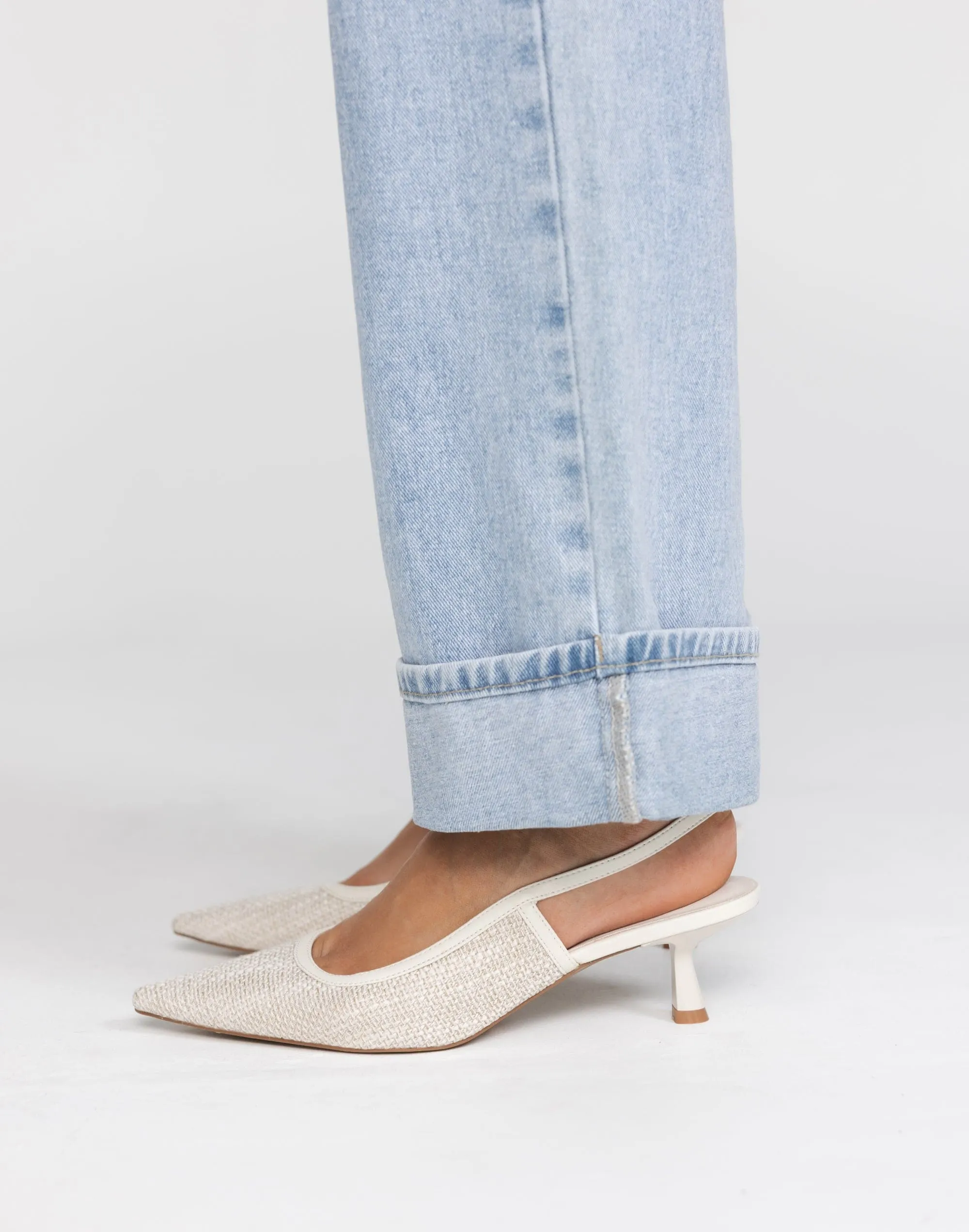 Yelsi Heels (Linen Boucle) - By Billini sold by Charcoal Clothing