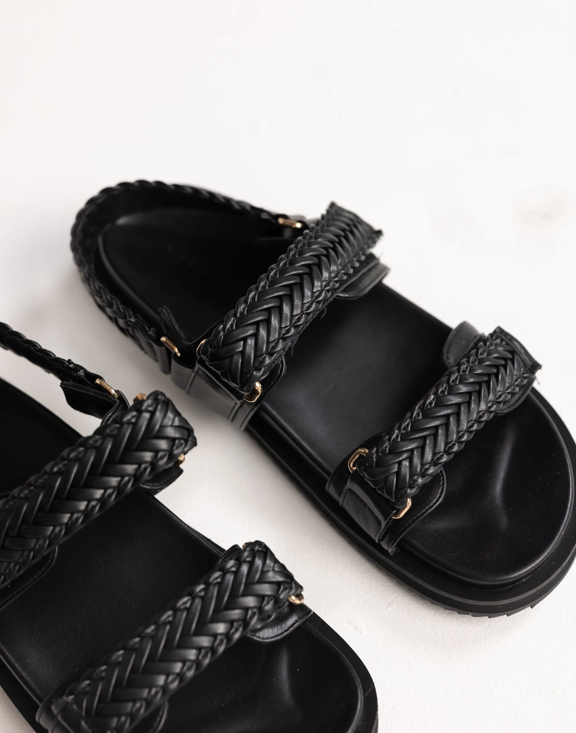 Taishi Sandals (Black) - By Billini sold by Charcoal Clothing