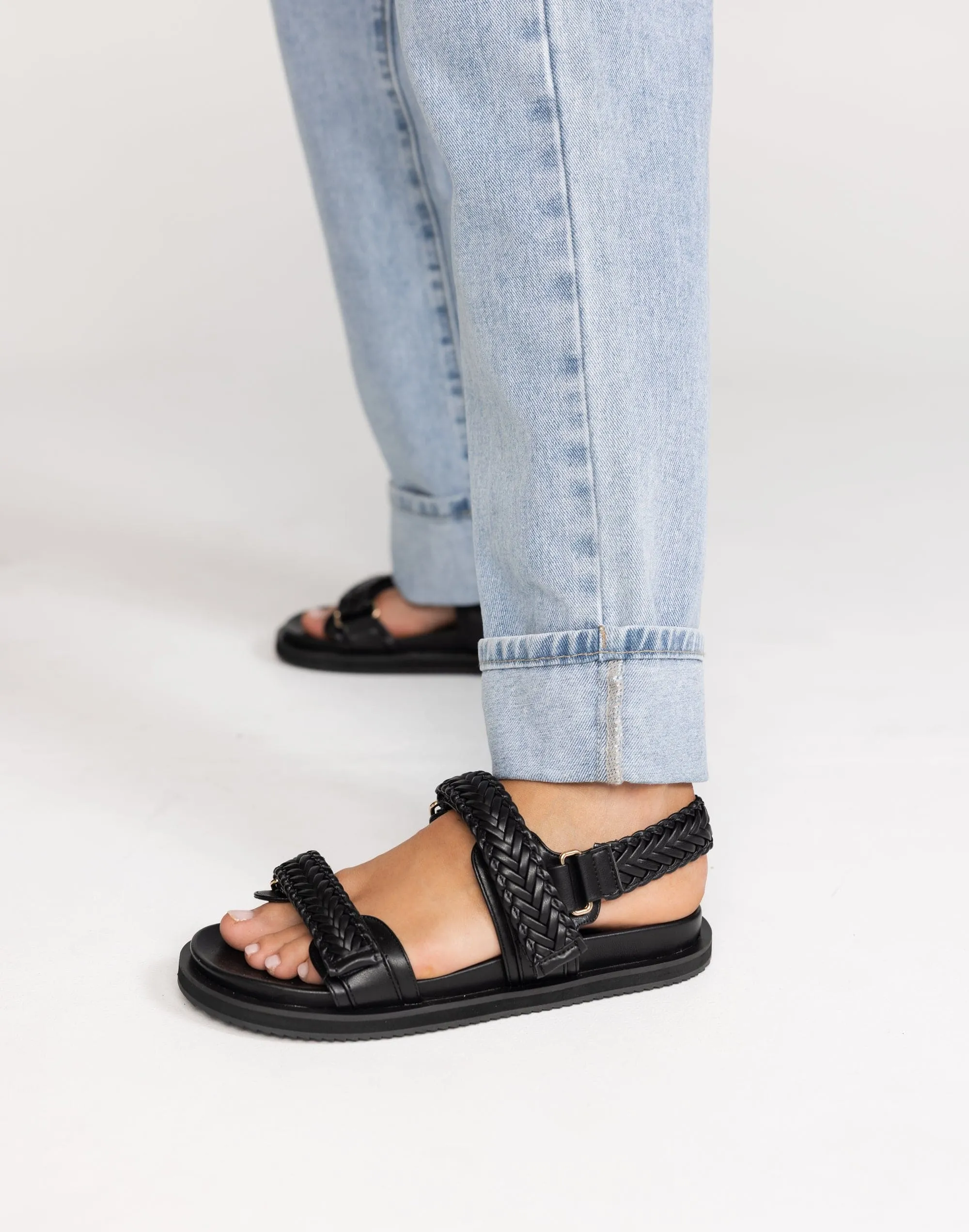 Taishi Sandals (Black) - By Billini sold by Charcoal Clothing product image thumbnail 3