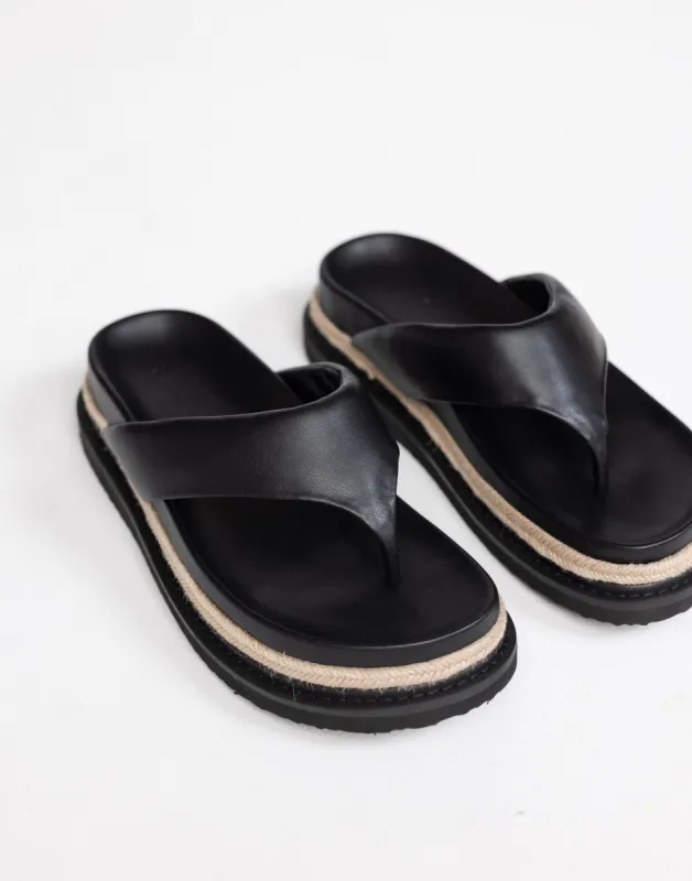 Amaya Sandals (Black) - By Billini sold by Charcoal Clothing