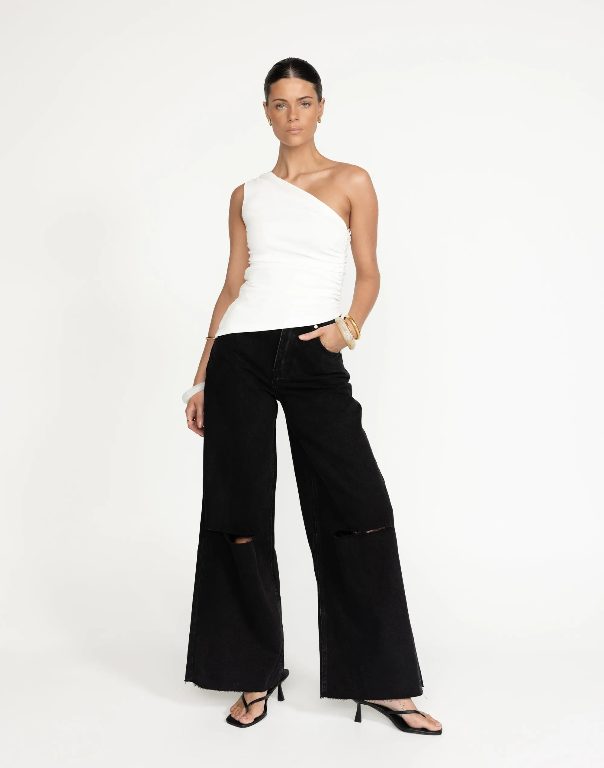 Stephanie Top (White) sold by Charcoal Clothing product image thumbnail 2