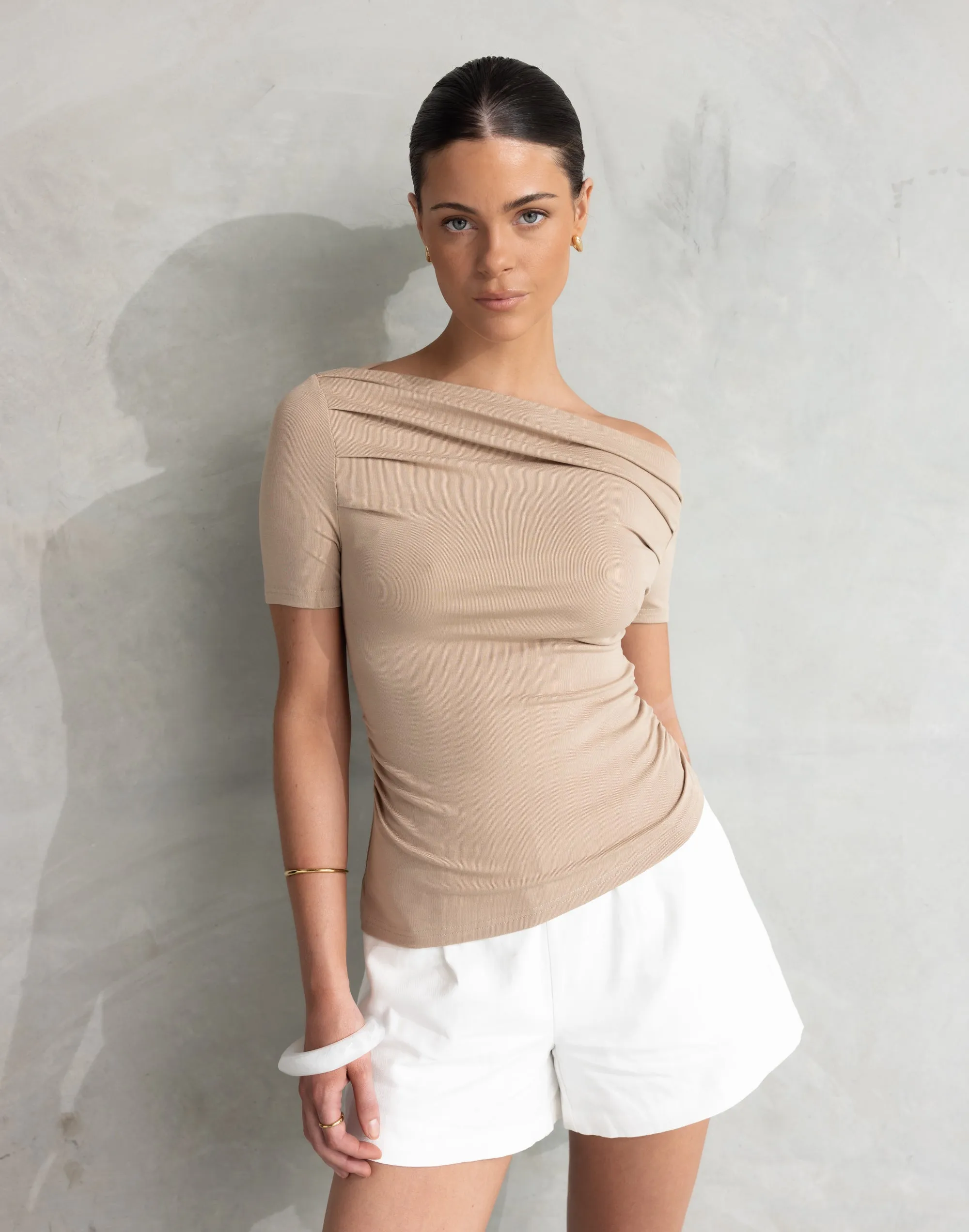 Ahliyah Top (Mushroom) sold by Charcoal Clothing product image thumbnail 5