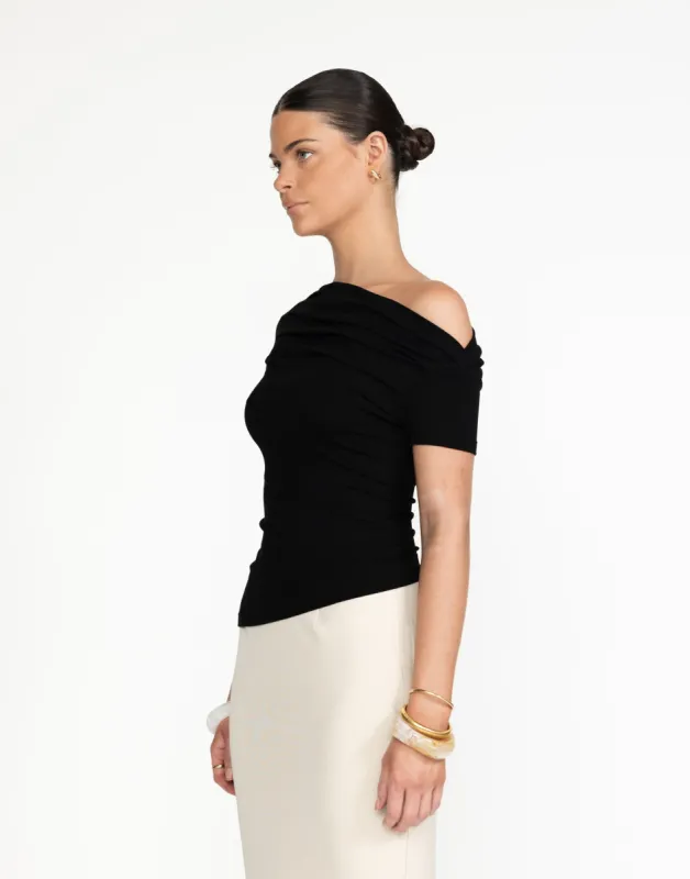 Ahliyah Top (Black) sold by Charcoal Clothing