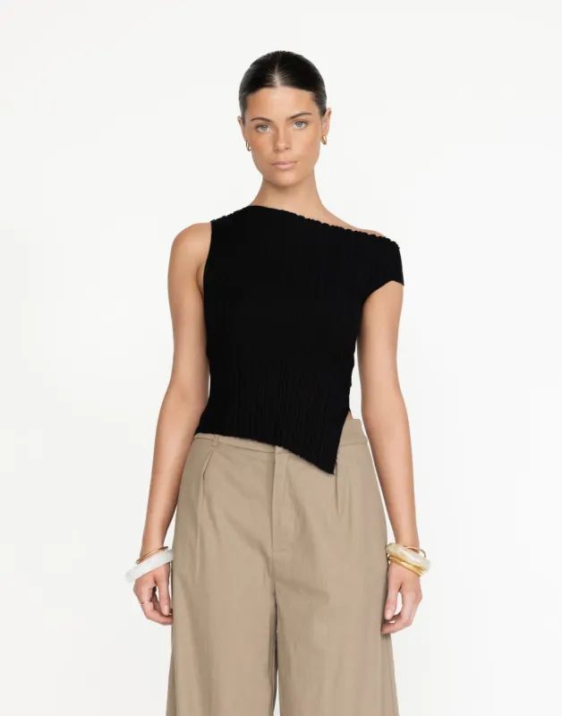 Georgia Top (Black) sold by Charcoal Clothing