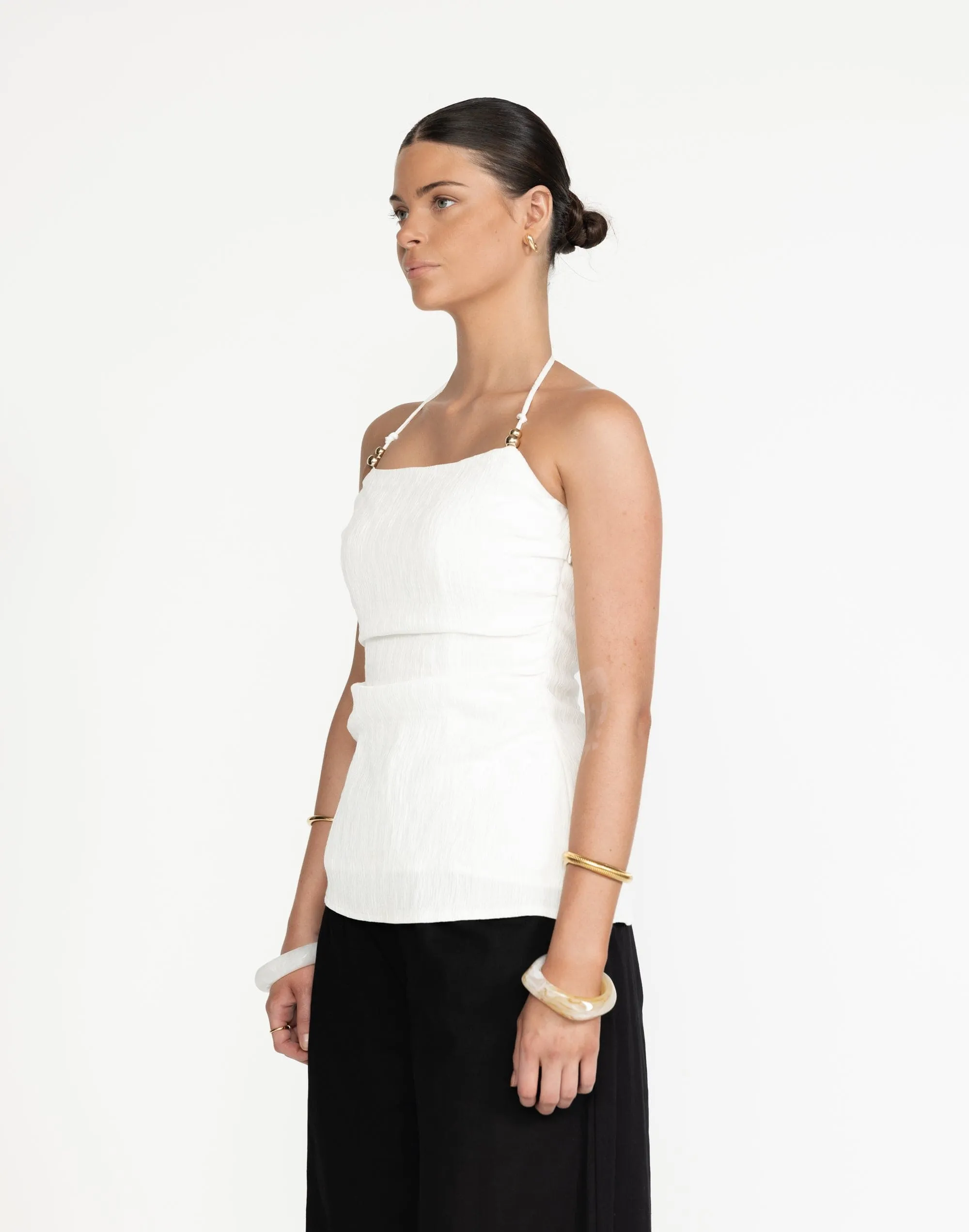 Miguel Top (White) sold by Charcoal Clothing product image thumbnail 5