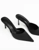 Xayden Heels (Black Satin) - By Billini sold by Charcoal Clothing