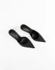 Xayden Heels (Black Satin) - By Billini sold by Charcoal Clothing