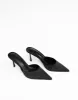 Xayden Heels (Black Satin) - By Billini sold by Charcoal Clothing