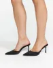 Xayden Heels (Black Satin) - By Billini sold by Charcoal Clothing