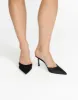 Xayden Heels (Black Satin) - By Billini sold by Charcoal Clothing