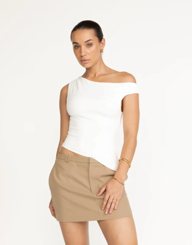 Lulu Top (White) sold by Charcoal Clothing