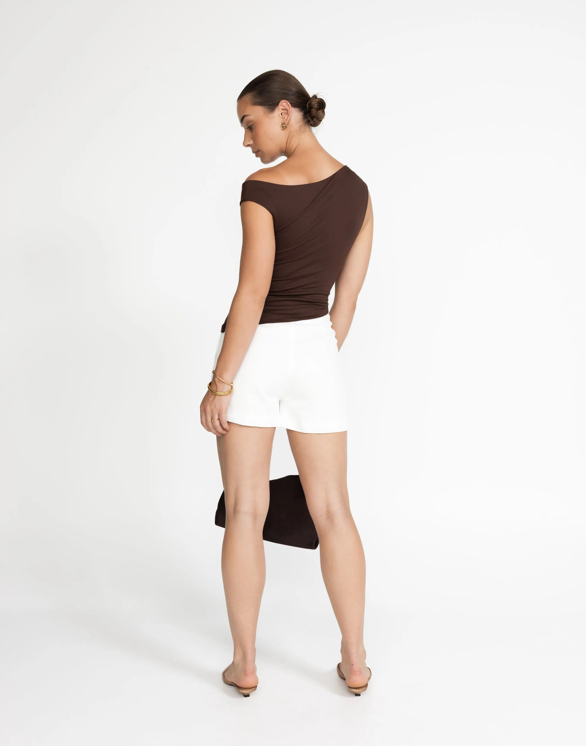 Lulu Top (Cocoa) sold by Charcoal Clothing product image thumbnail 4