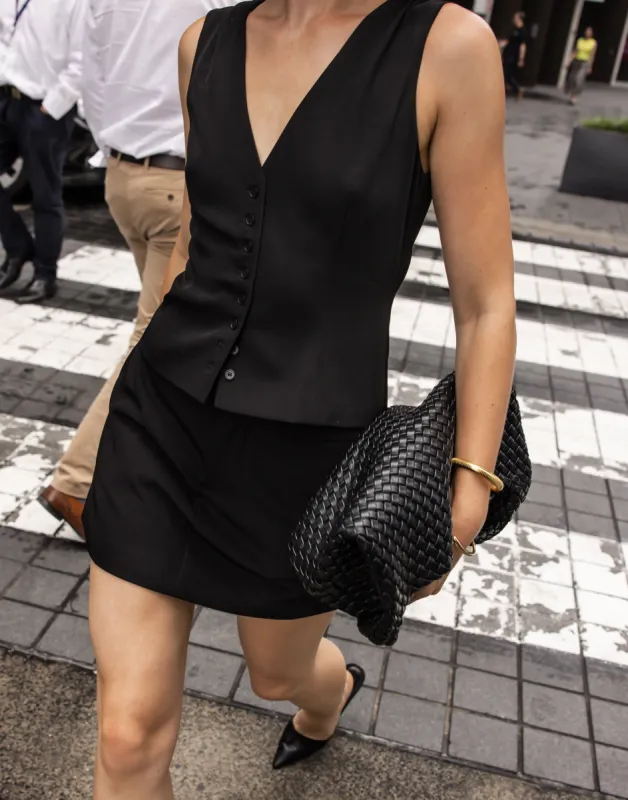 Brooks Vest (Black) sold by Charcoal Clothing