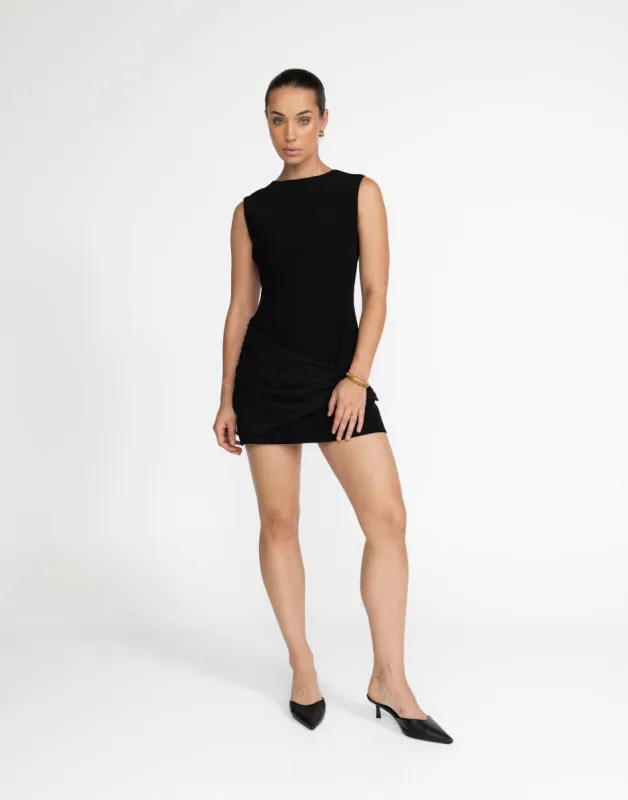 Banks Mini Dress (Black) sold by Charcoal Clothing