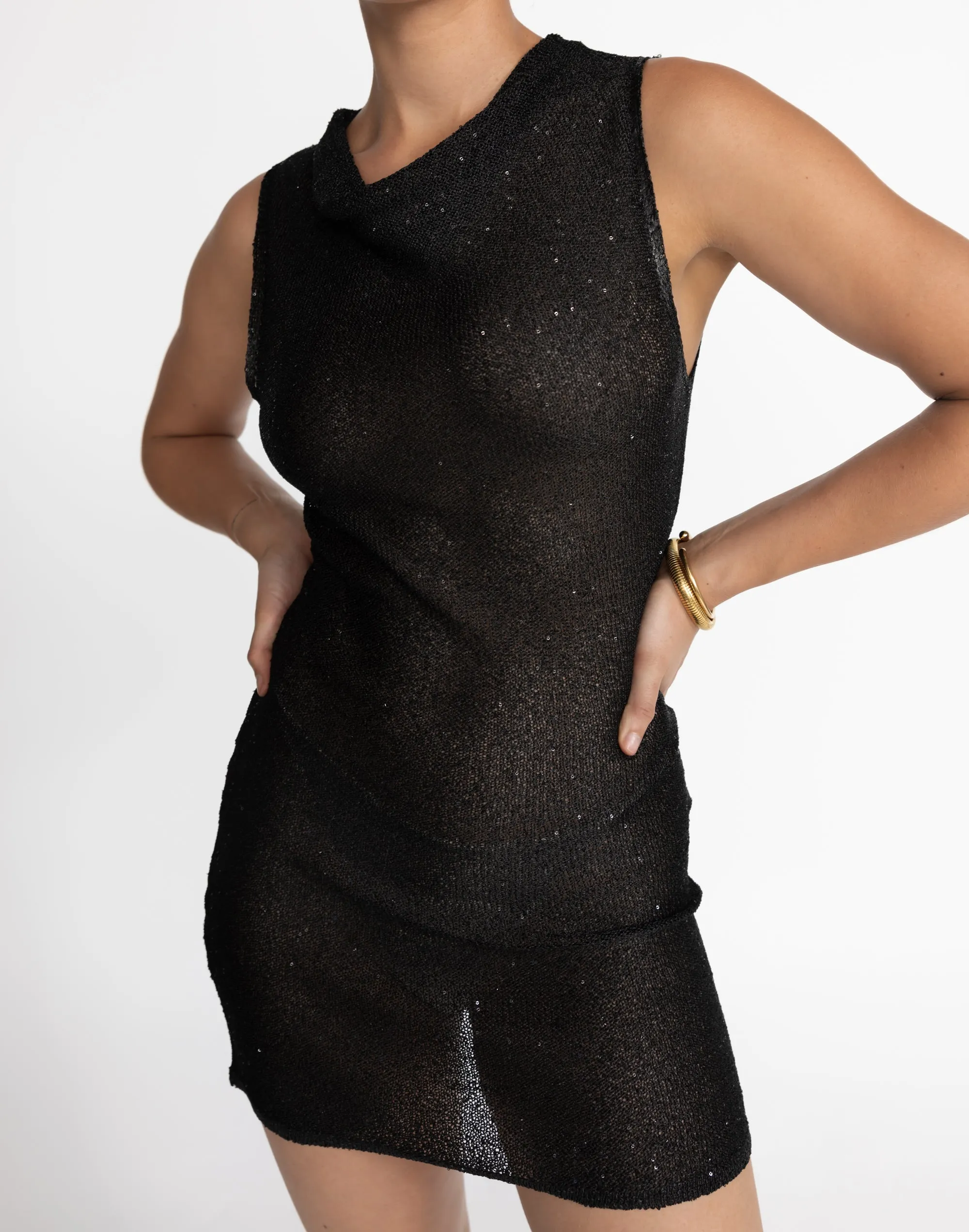 Bebe Knit Mini Dress (Black) sold by Charcoal Clothing product image thumbnail 3